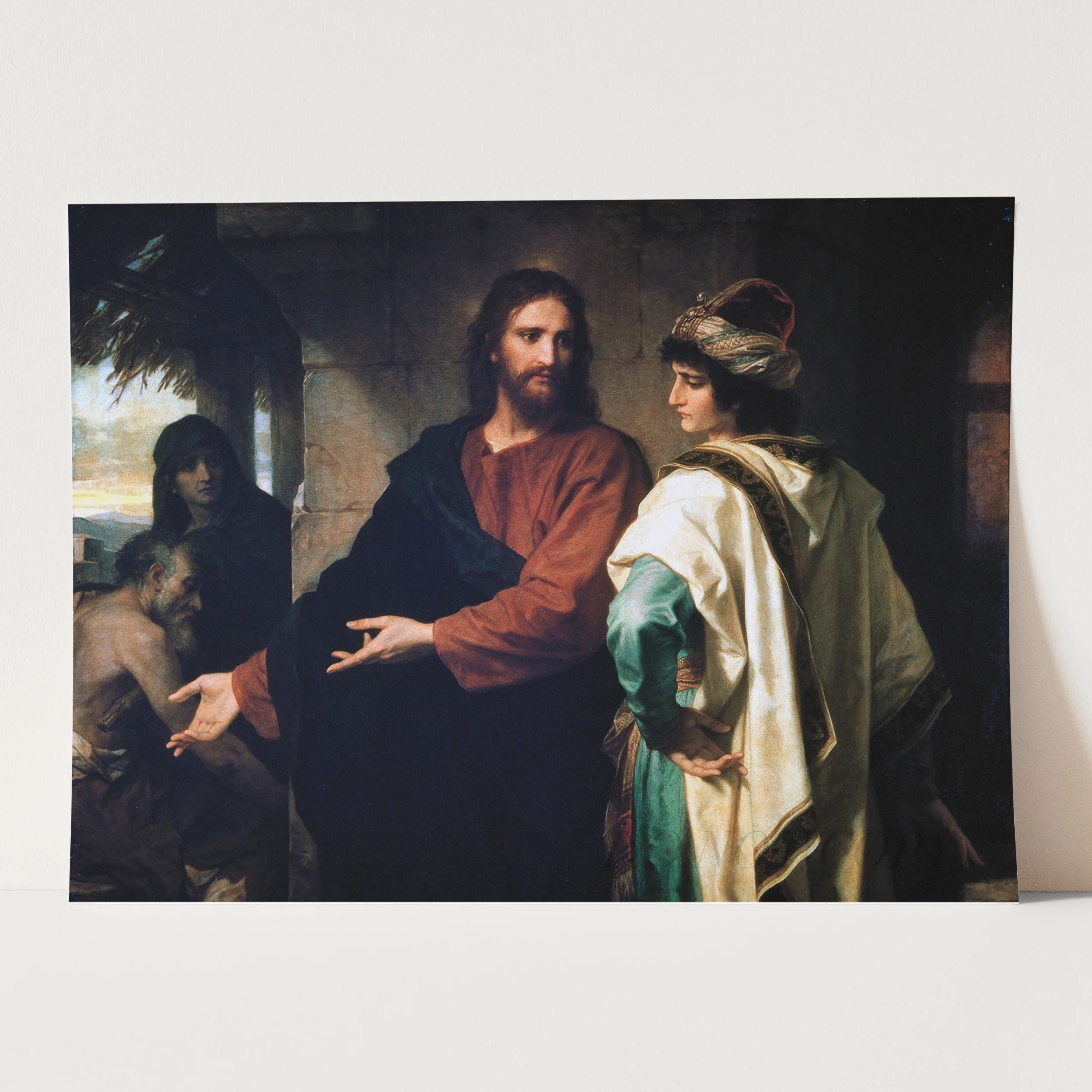 Christ And The Young Rich Ruler by Heinrich Hofmann - Image 3