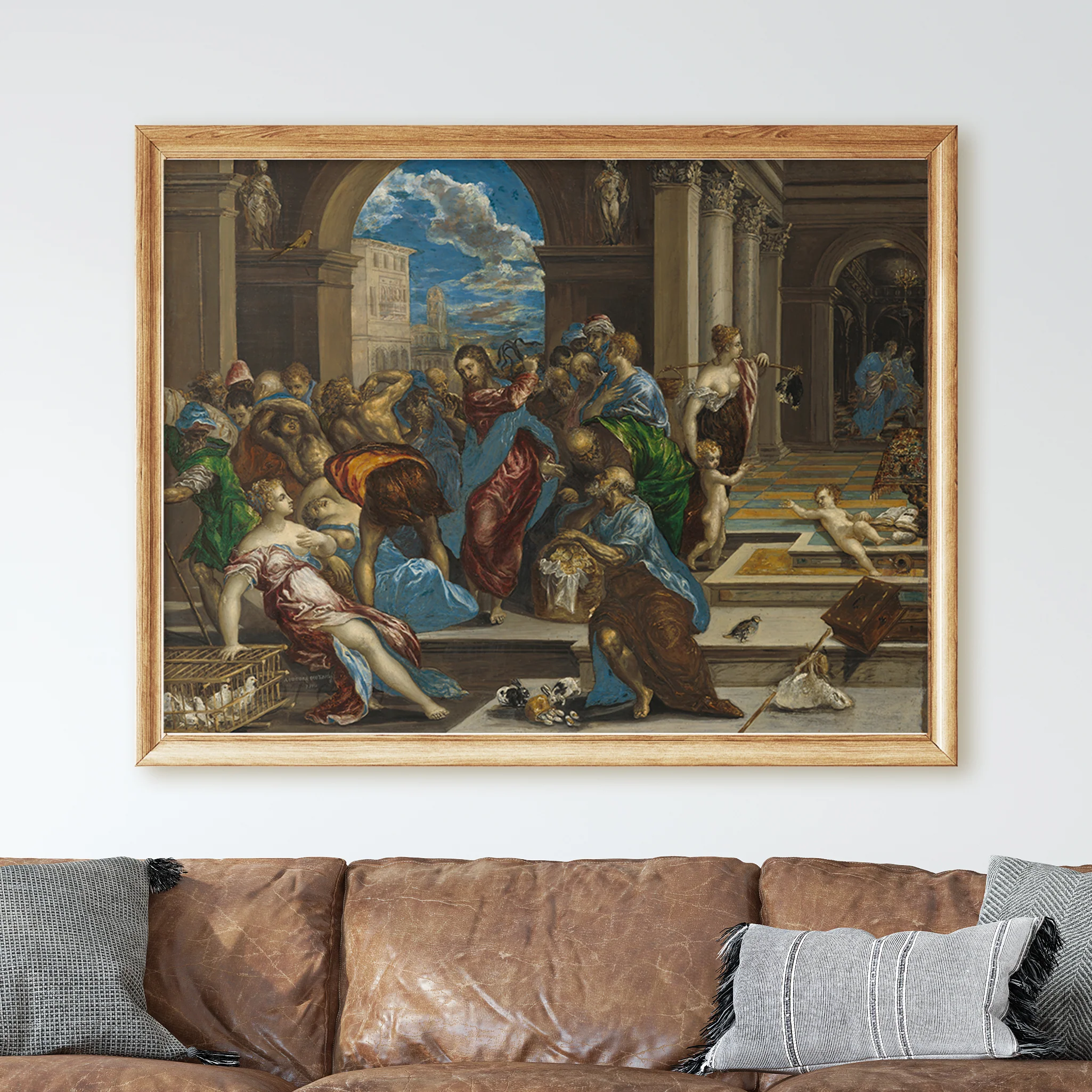 Christ Driving the Money Changers from the Temple by El Greco - Image 2