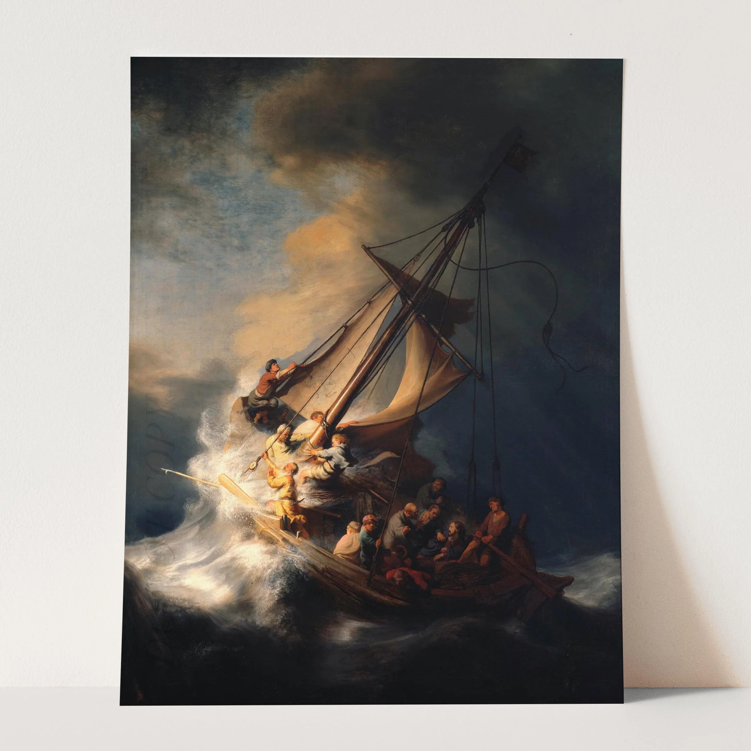 Christ in the Storm on the Sea of Galilee by Rembrandt - Image 5
