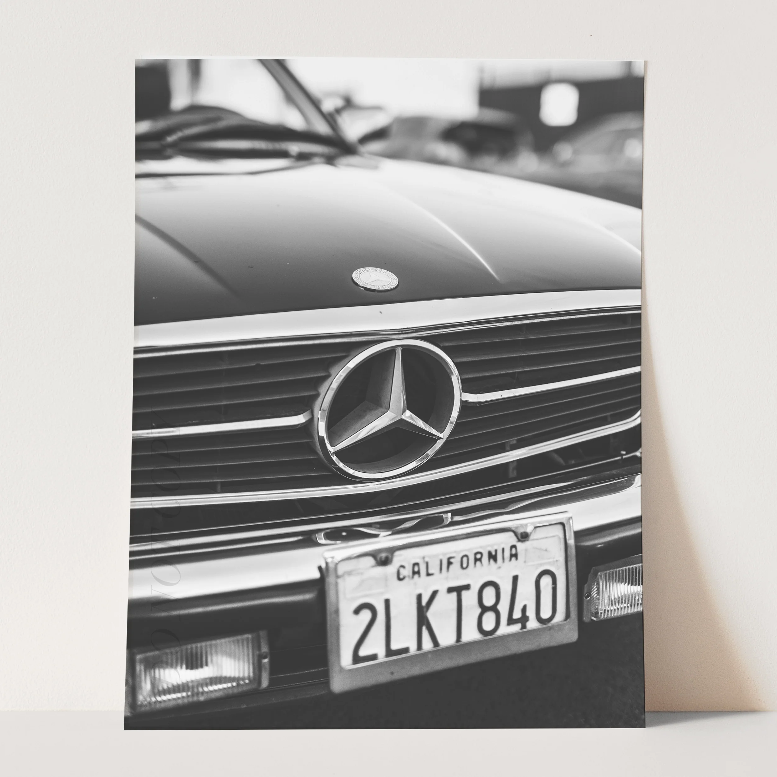 Classic Mercedes Benz Bumper Logo - Image 3