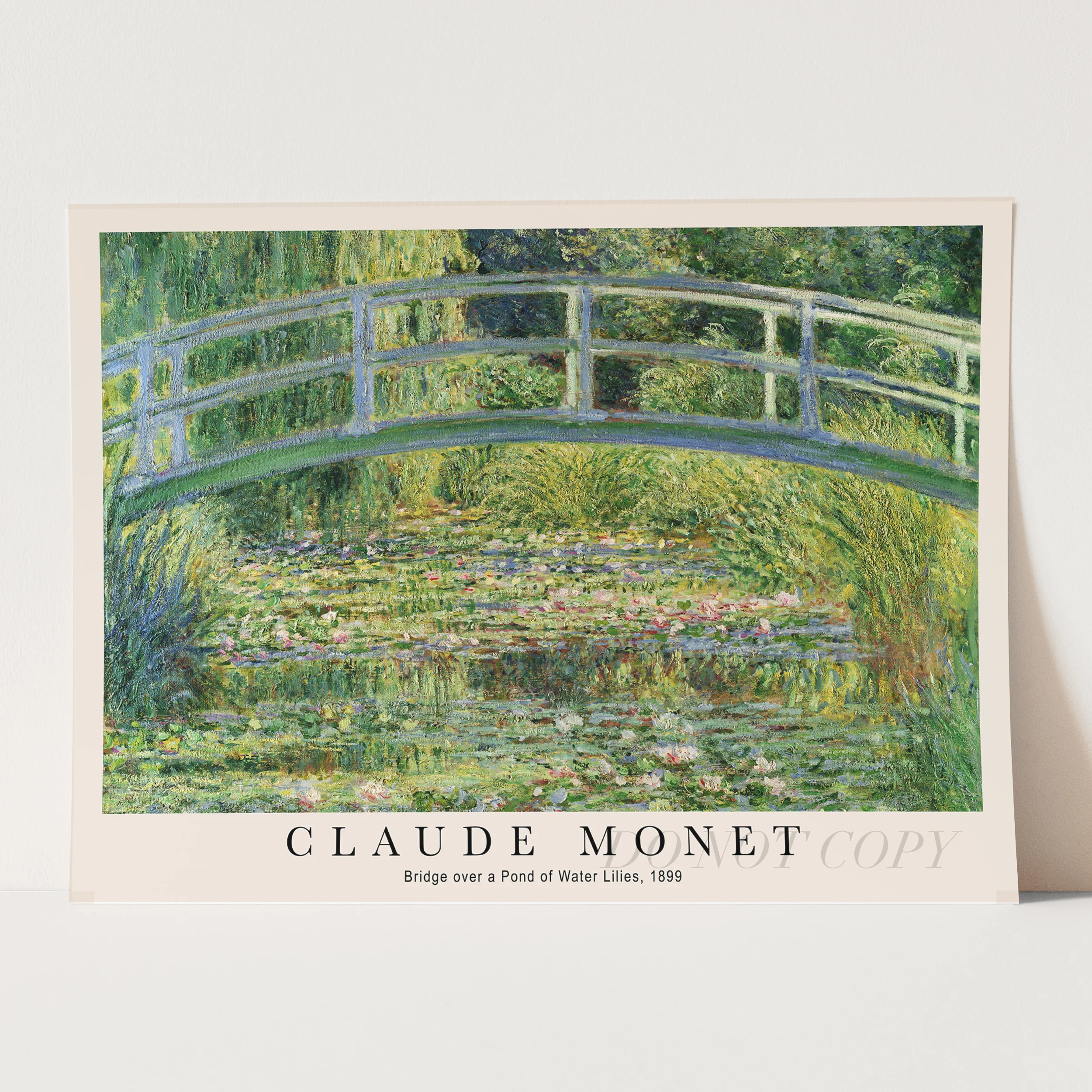Claude Monet - Bridge over a Pond of Water Lilies - Image 3