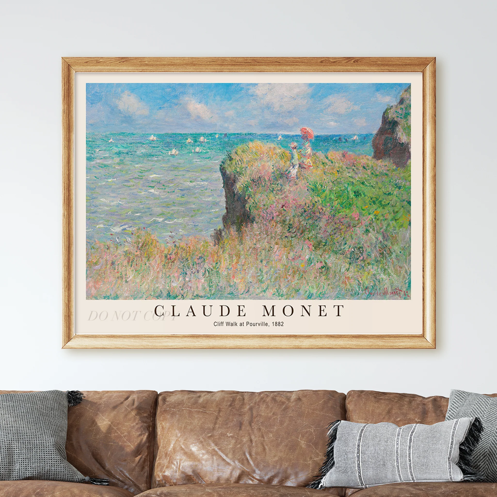 Claude Monet - Cliff Walk at Pourville - Image 2