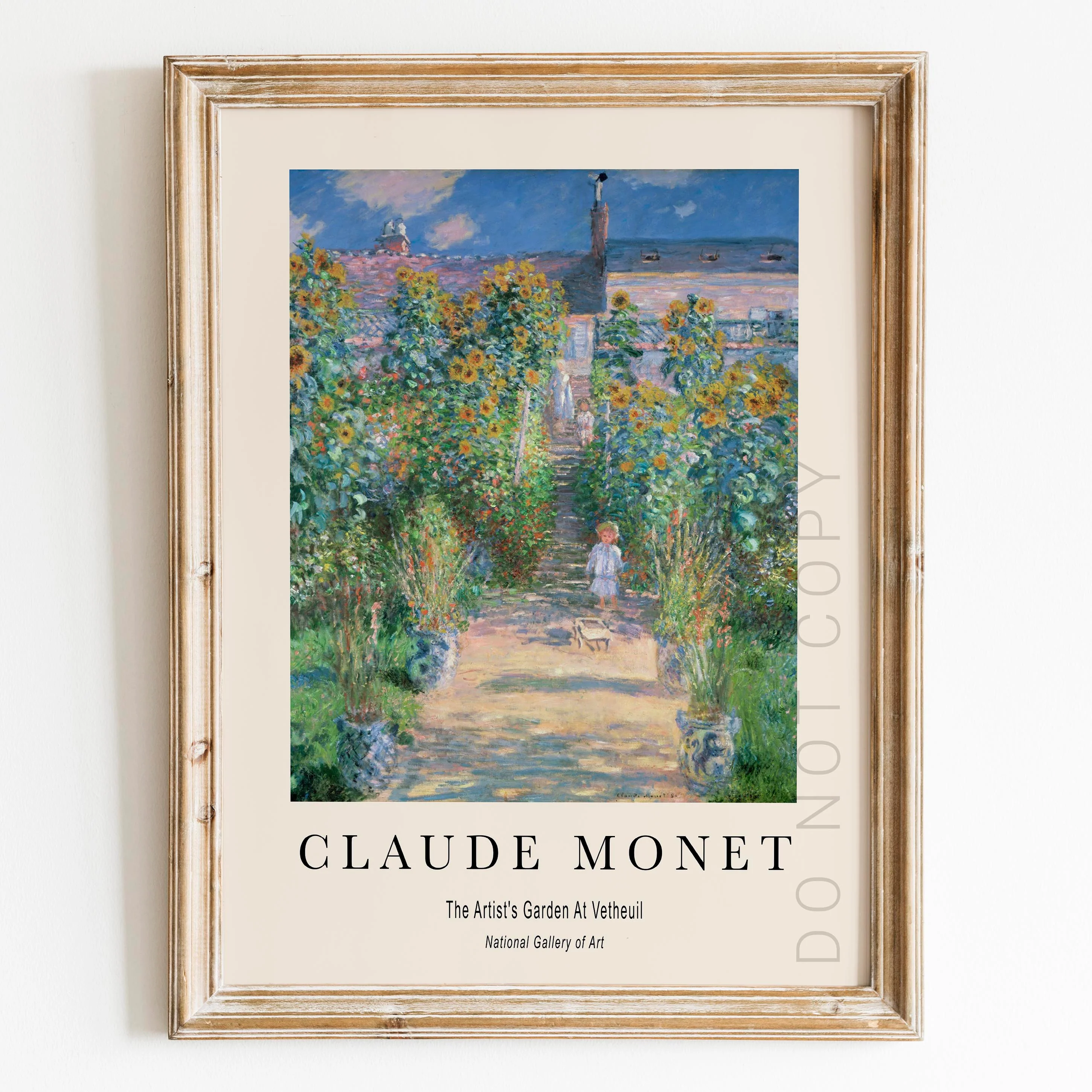Claude Monet - The Artist's Garden at Vetheuil
