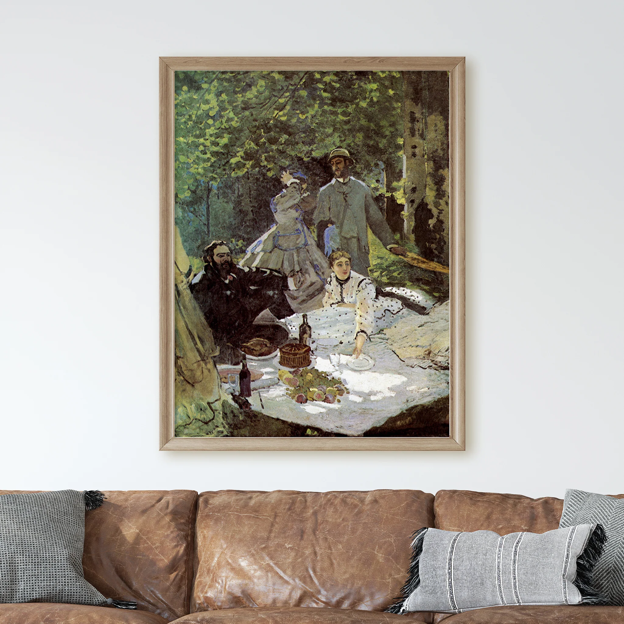 Claude Monet's Luncheon on the Grass (1865–1866) by Claude Monet - Image 2