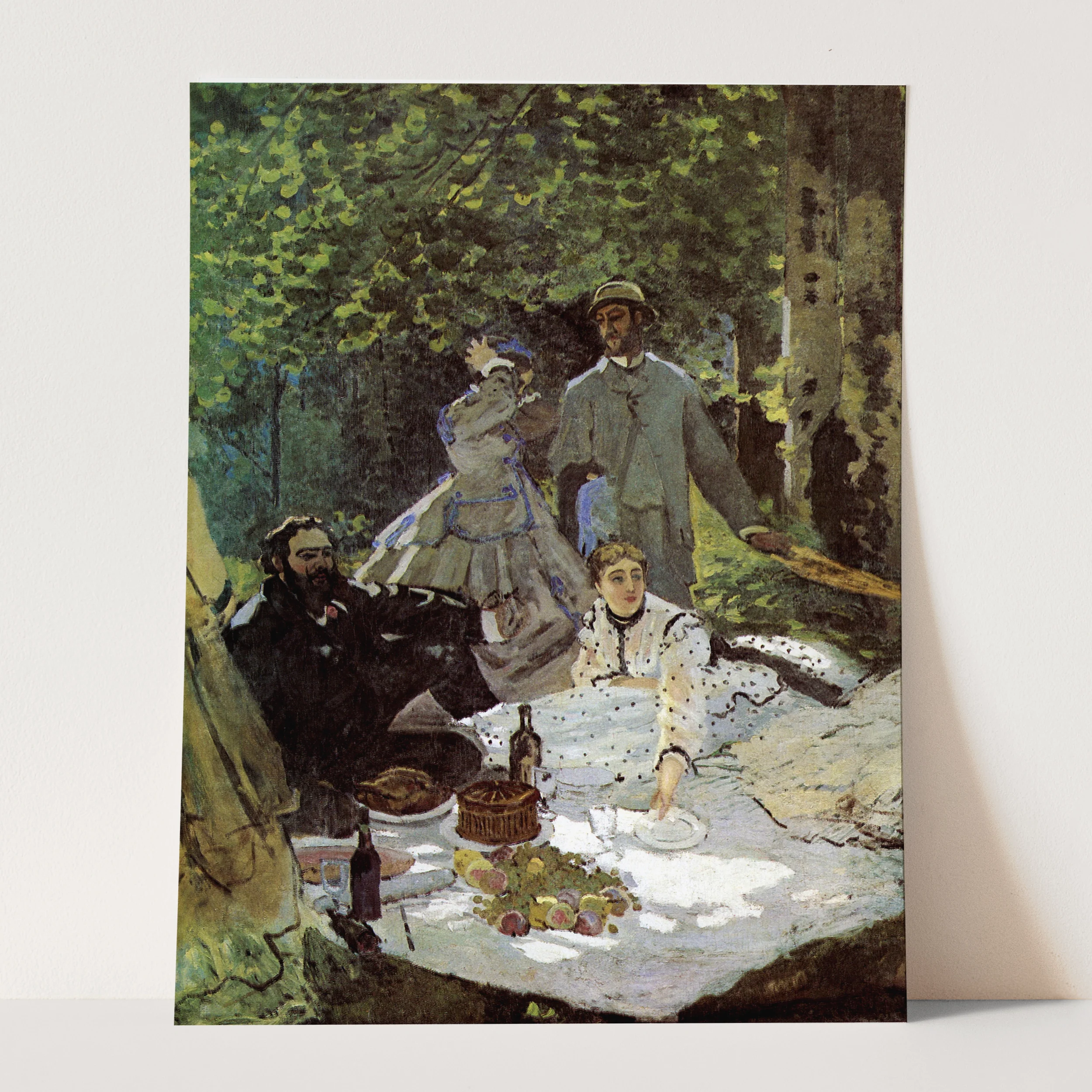 Claude Monet's Luncheon on the Grass (1865–1866) by Claude Monet - Image 3