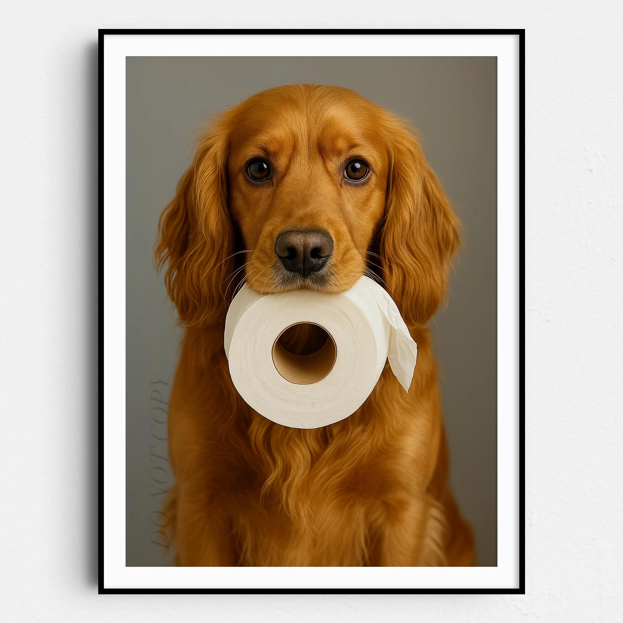 Cocker Spaniel Dog Toilet Paper