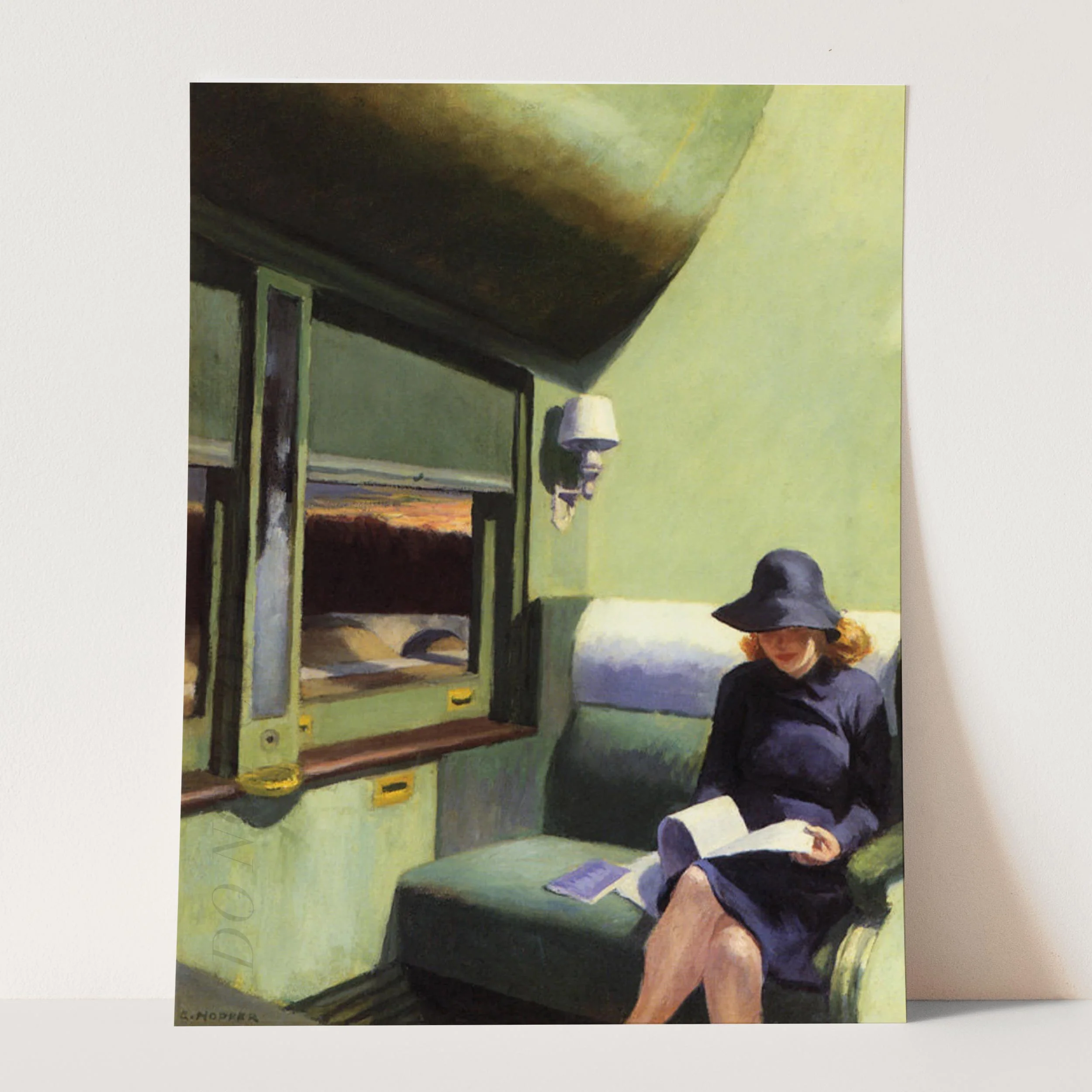 Compartment C Car by Edward Hopper - Image 3