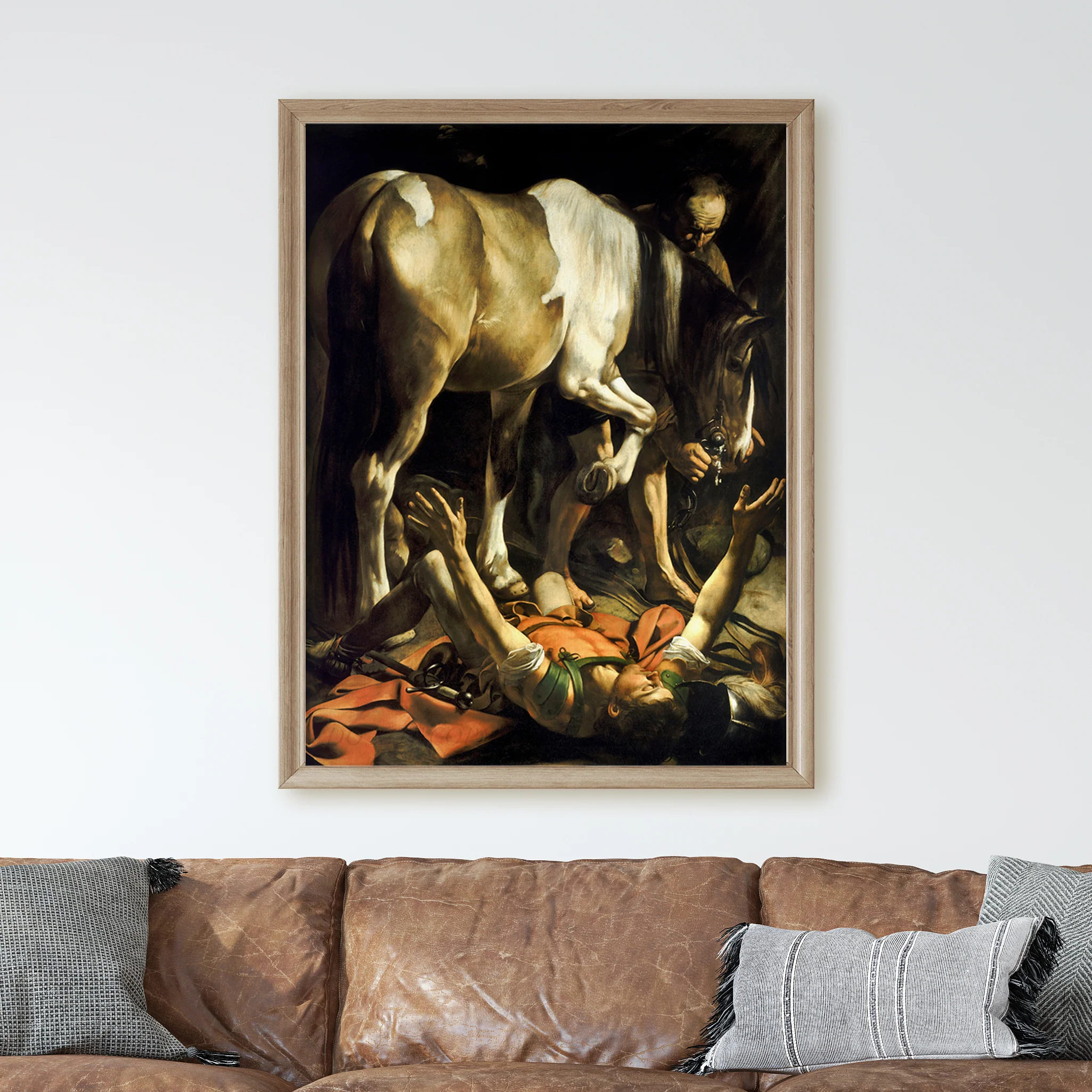 Conversion on the Way to Damascus by Caravaggio - Image 2