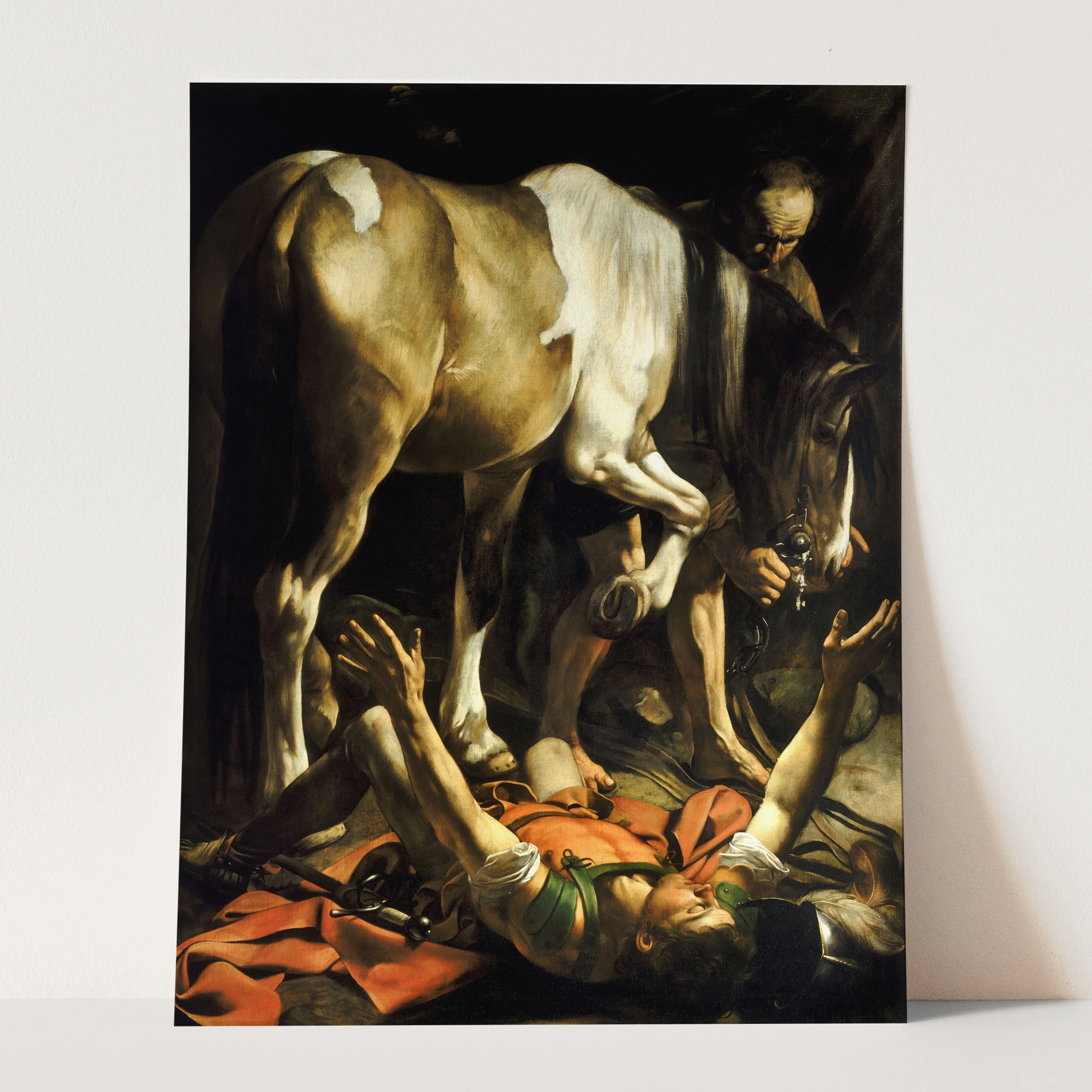 Conversion on the Way to Damascus by Caravaggio - Image 3