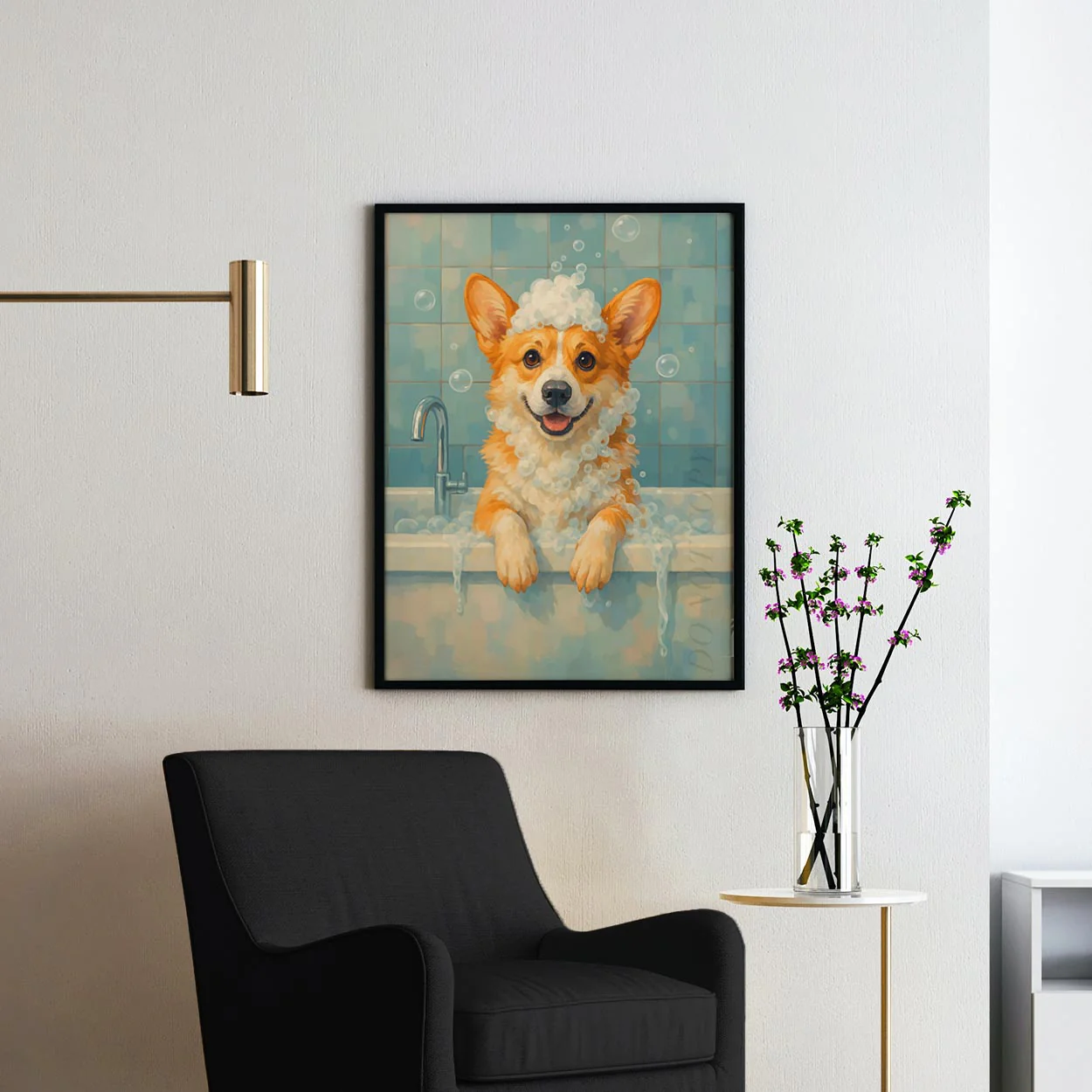 Corgi Dog Bathtub Bubble Bath - Image 2