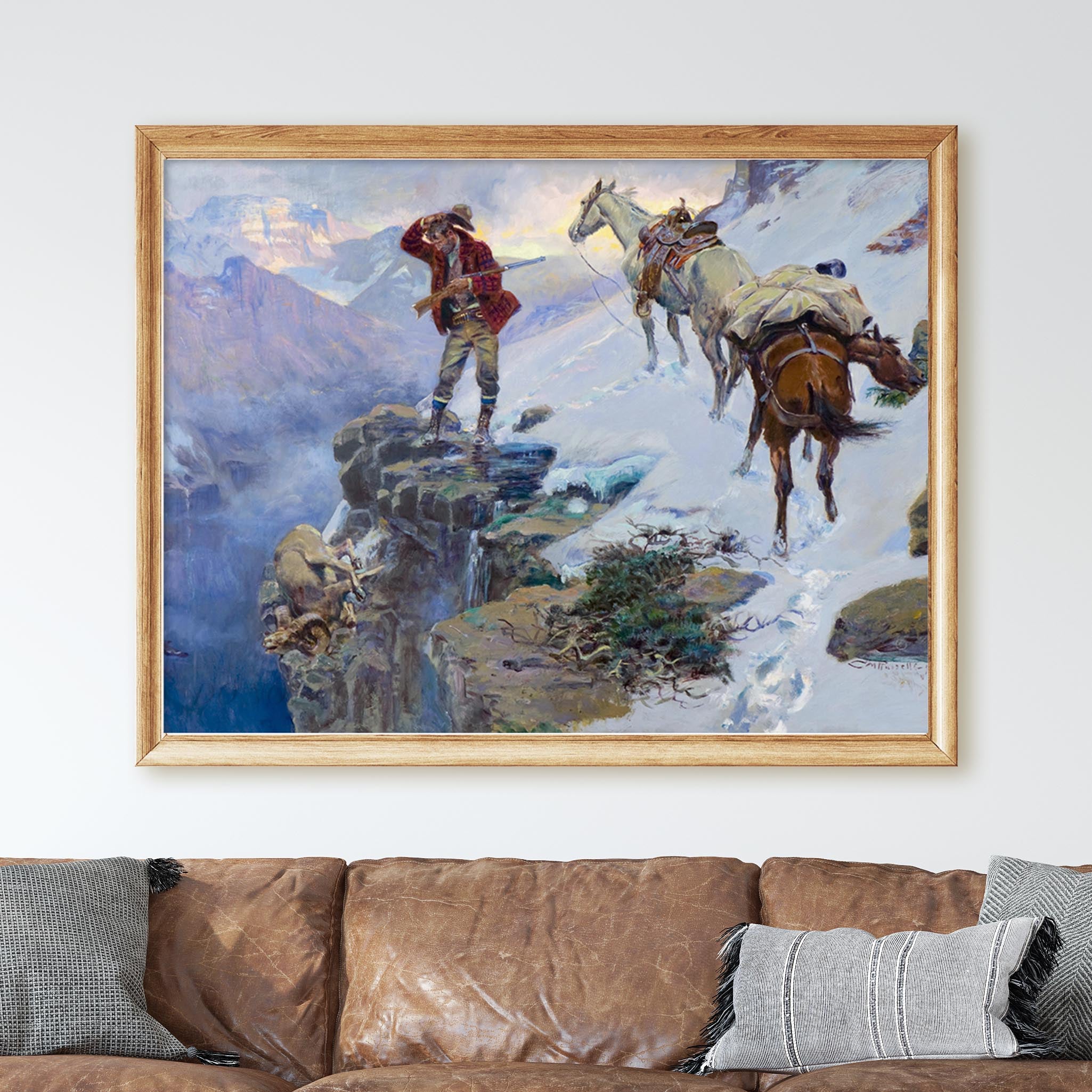 Cowboy by Charles Marion Russell - Image 3