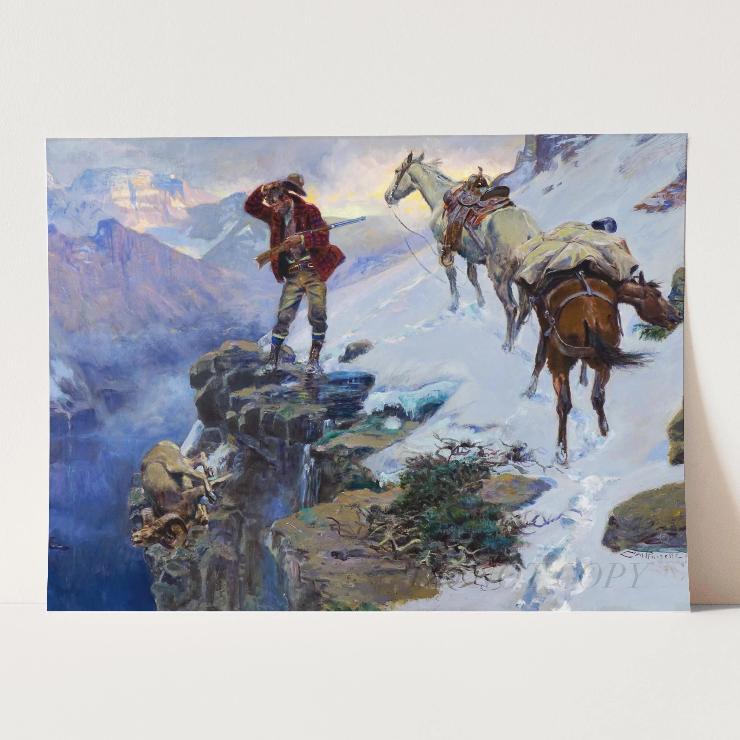 Cowboy by Charles Marion Russell - Image 5