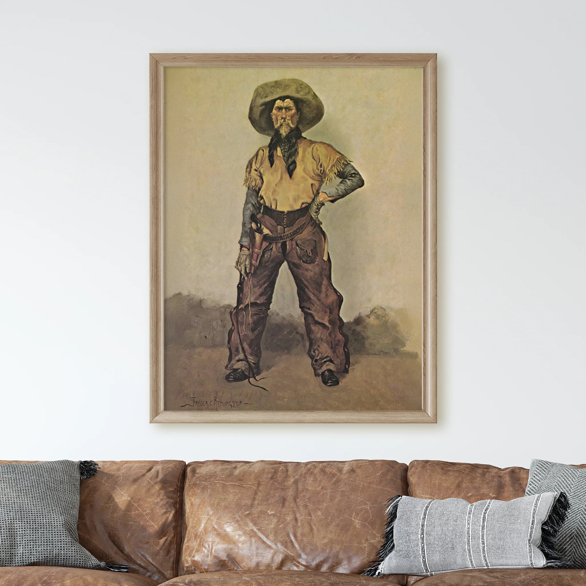 Cowboy by Frederic Remington - Image 2