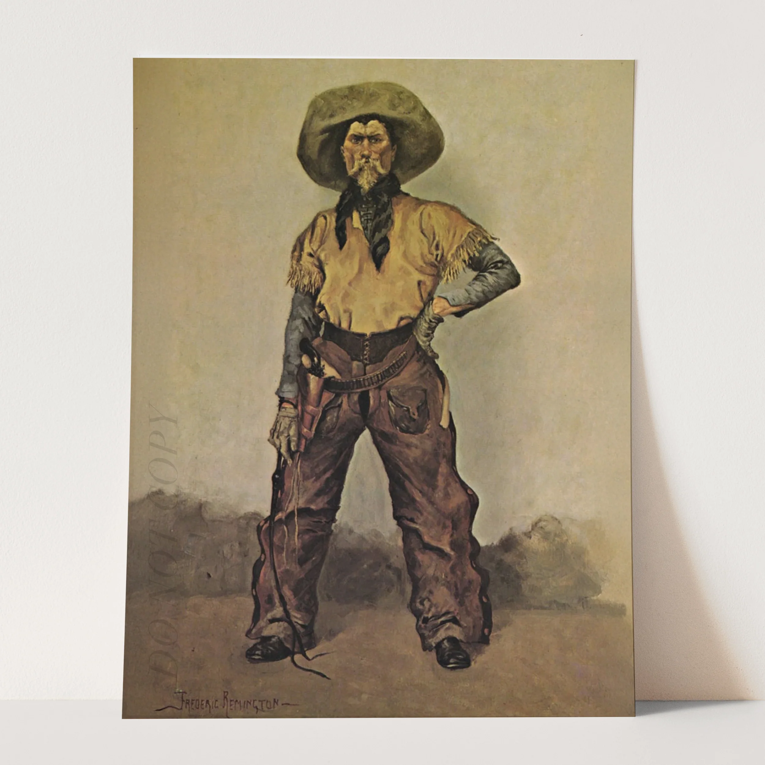 Cowboy by Frederic Remington - Image 3