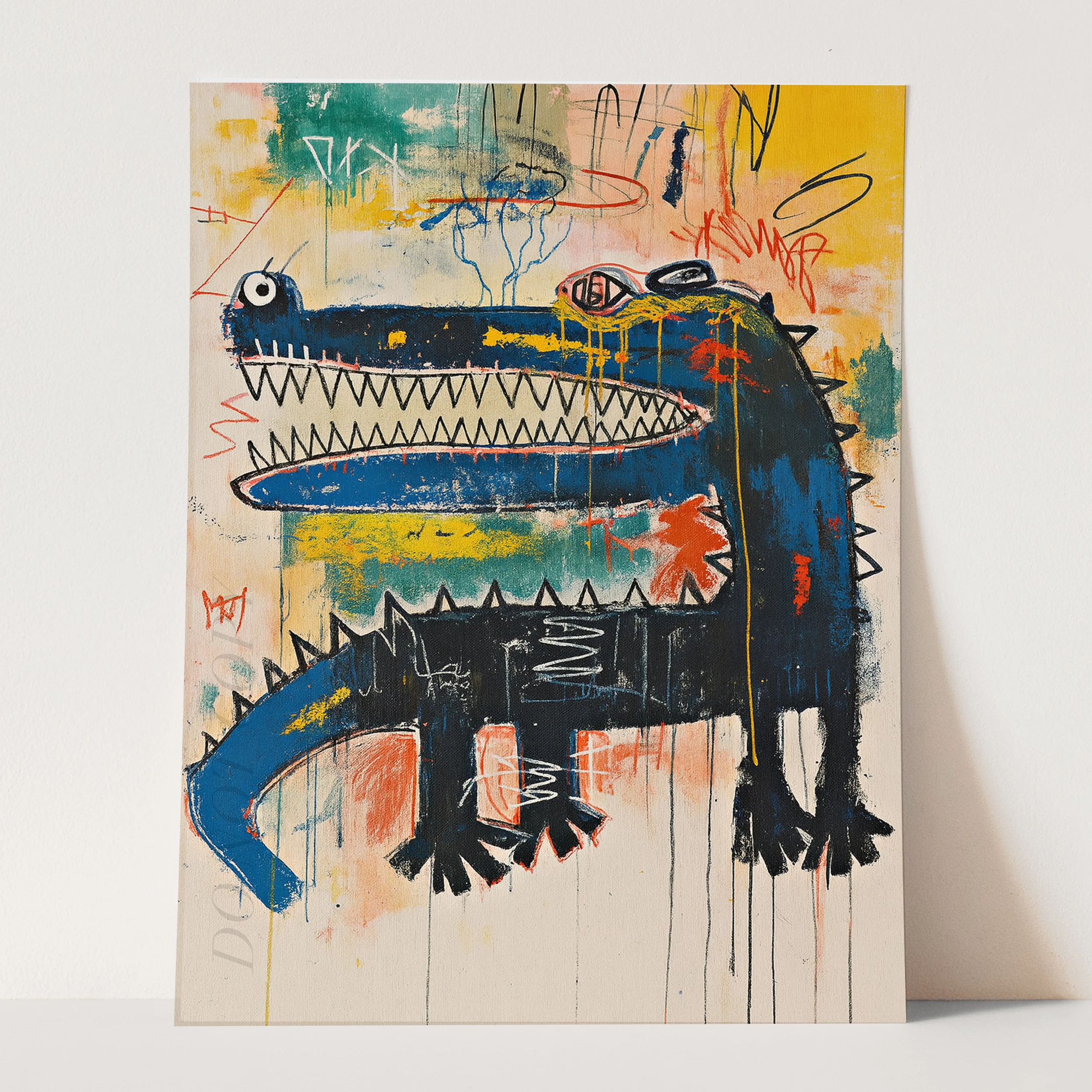 Crocodile Abstract Graffiti - Image 3