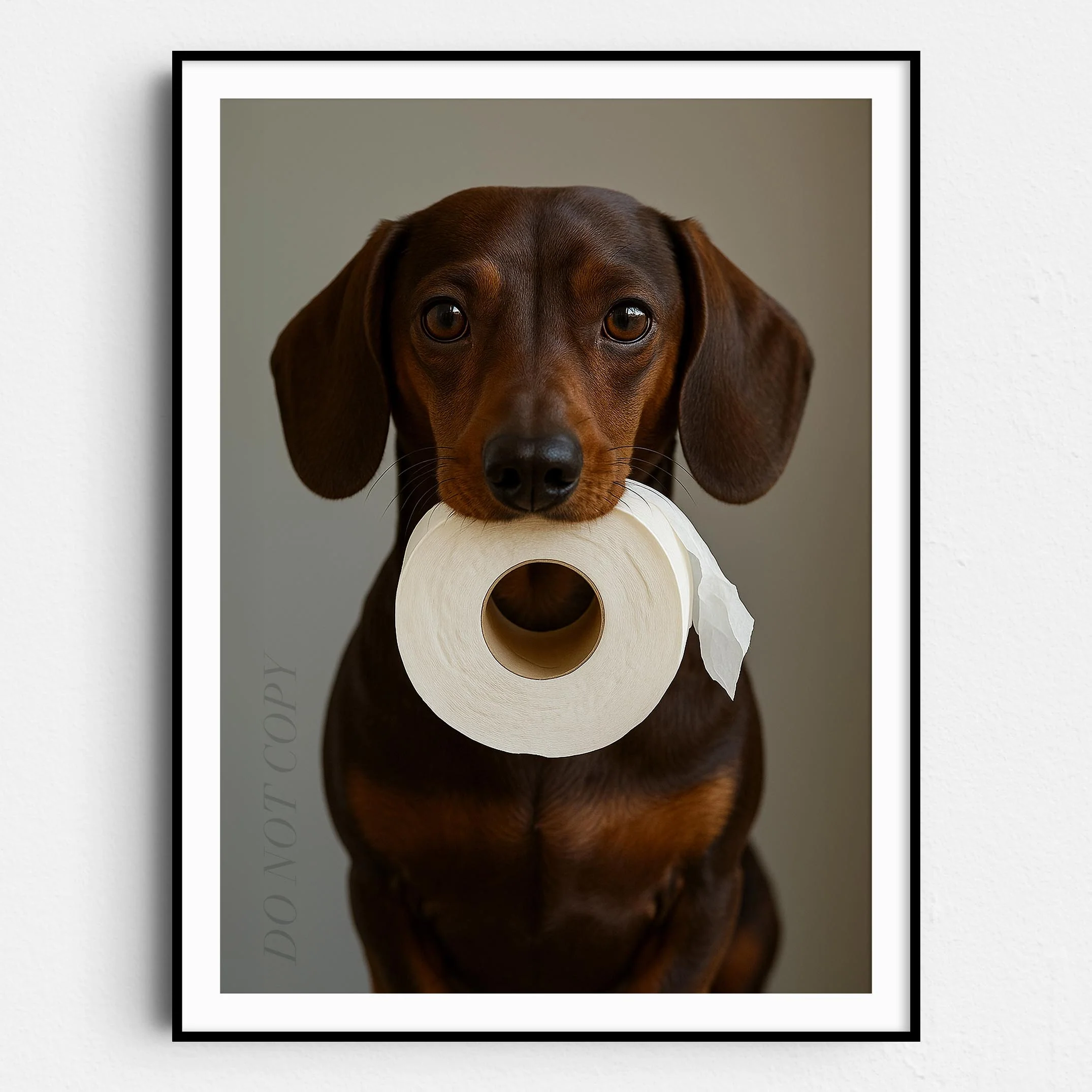 Dachshund Dog Toilet Paper