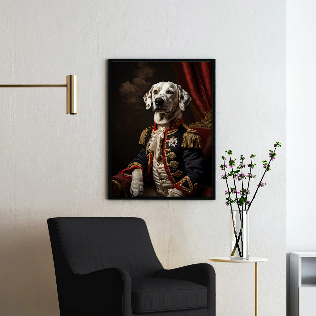Dalmatian Dog Aristocrat Portrait - Image 2