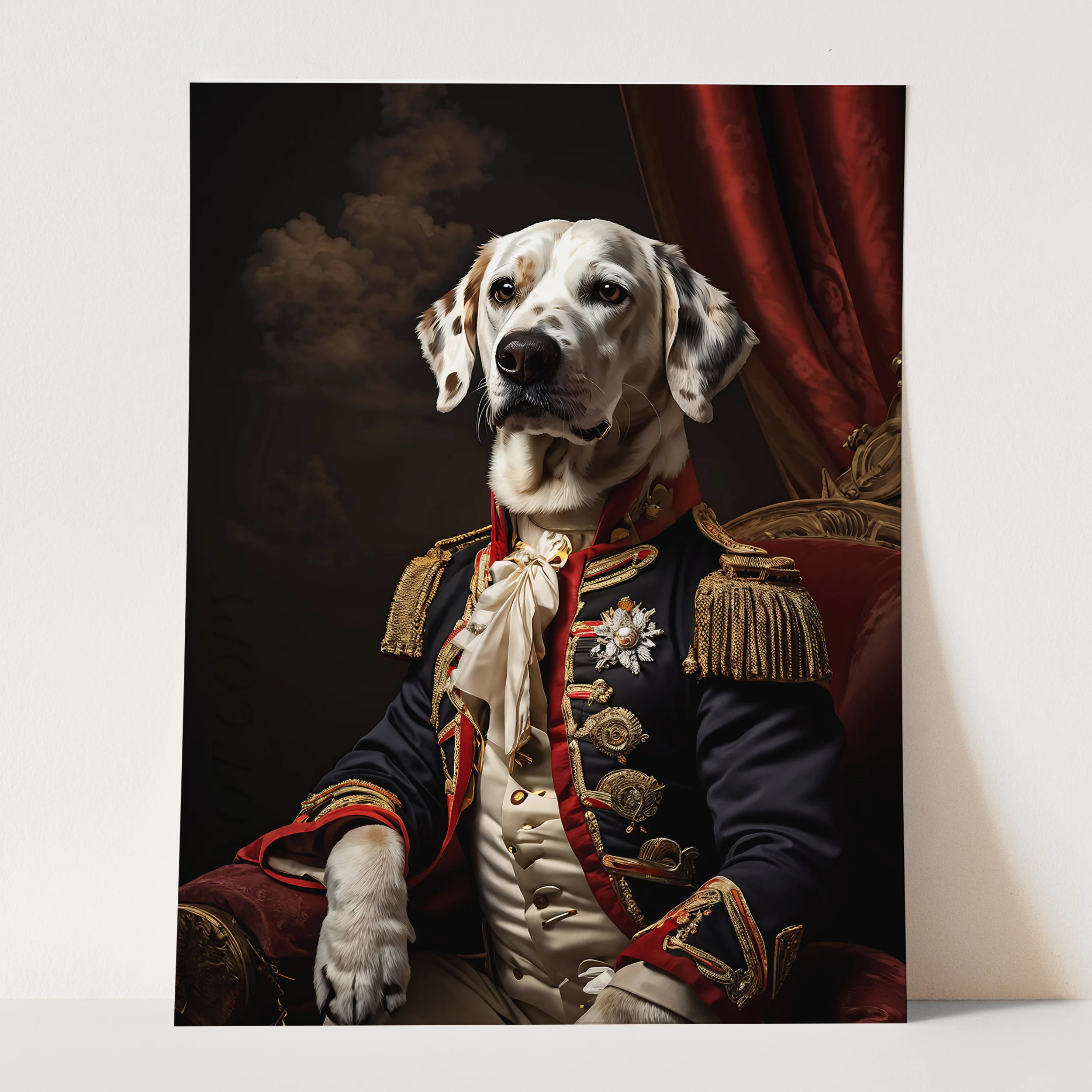 Dalmatian Dog Aristocrat Portrait - Image 3