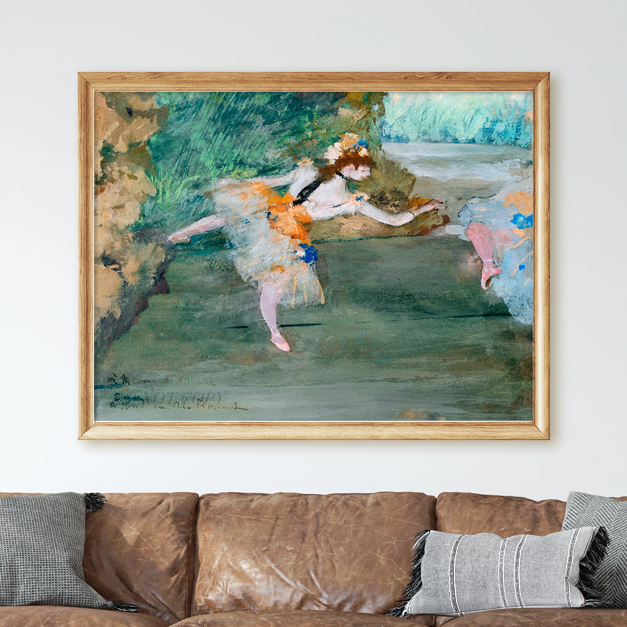 Dancer Onstage (1877) by Edgar Degas - Image 2