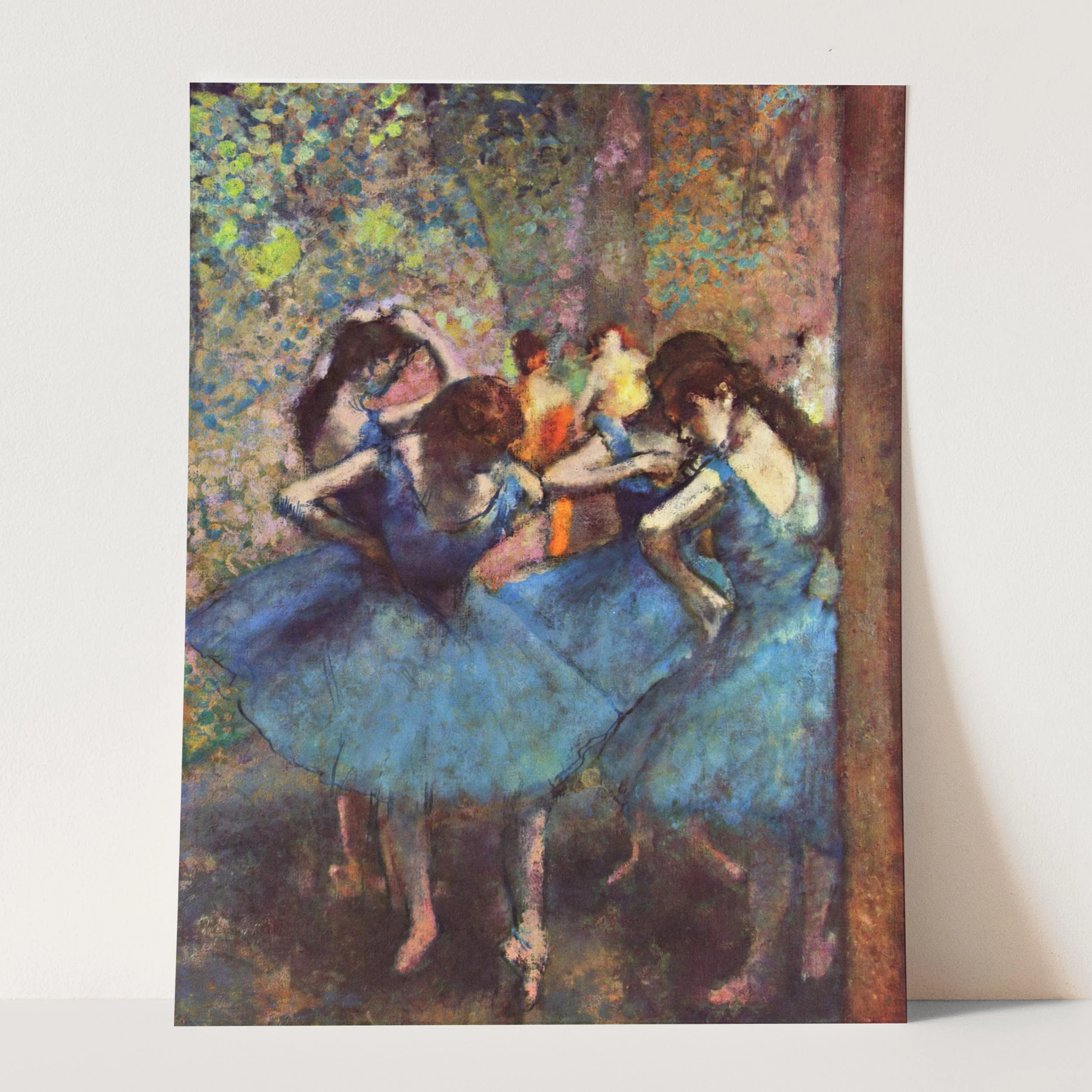 Dancers In Blue 1895 by Edgar Degas - Image 5