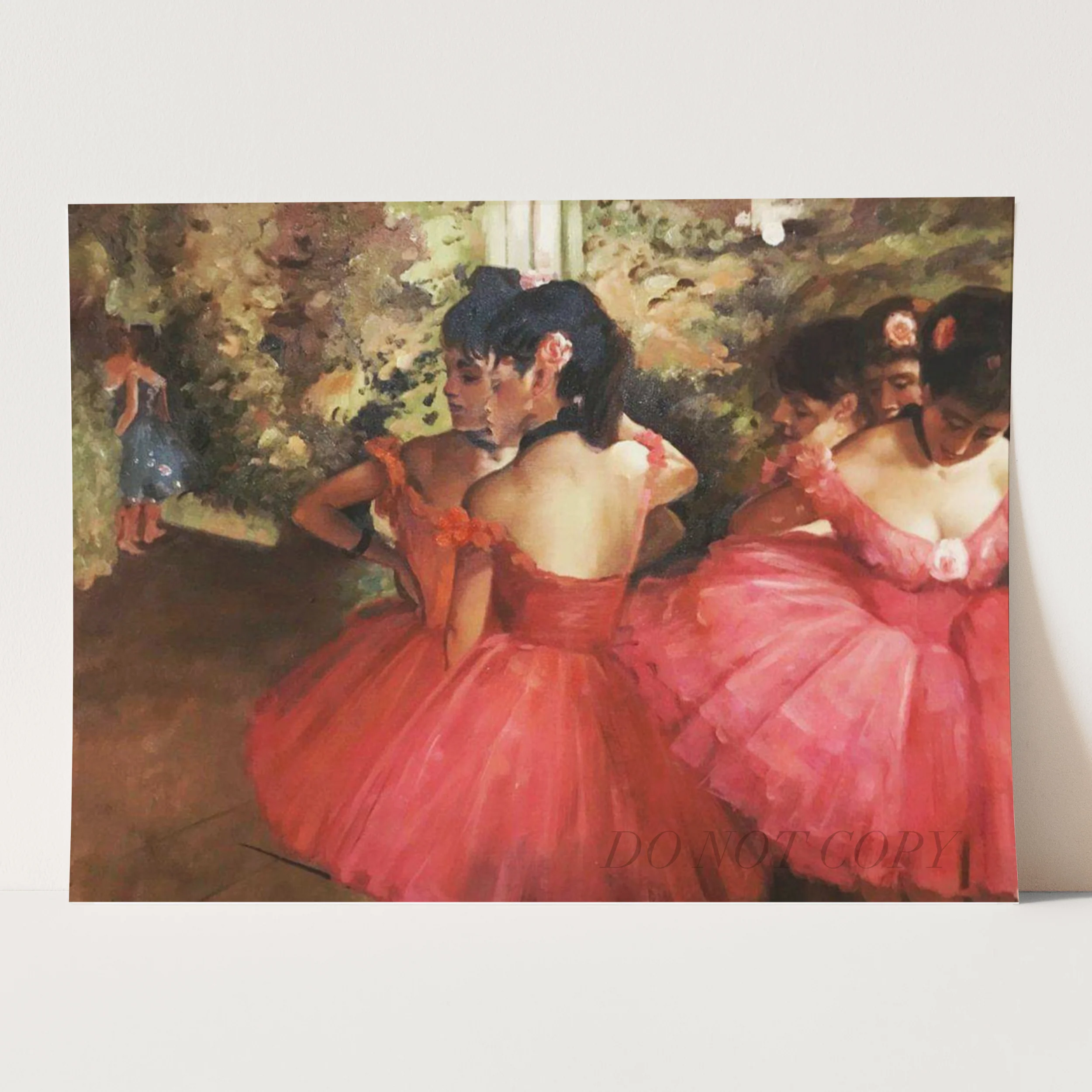 Dancers in Pink by Edgar Degas - Image 3