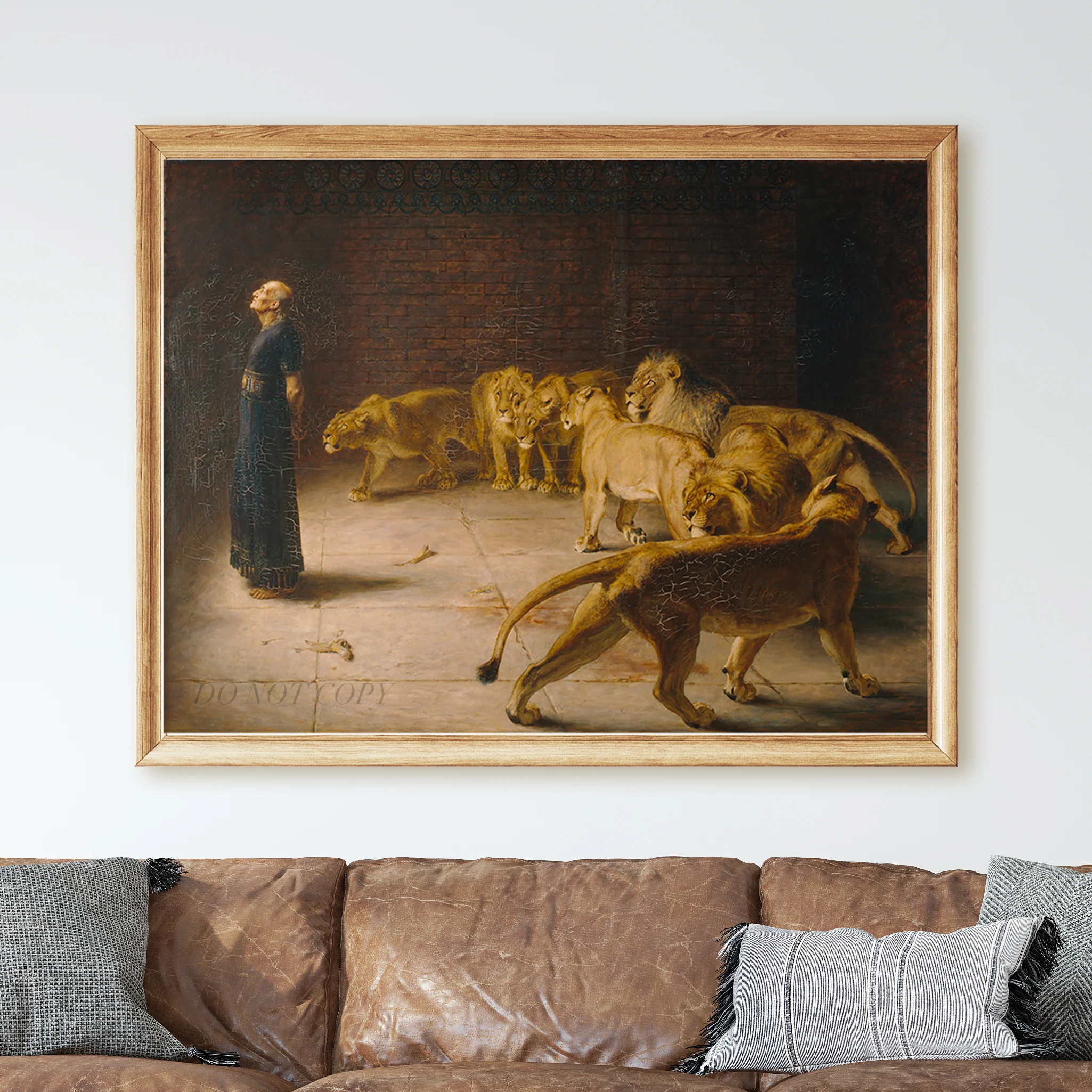 Daniel in the Lions' Den (1890) by Briton Rivière - Image 2