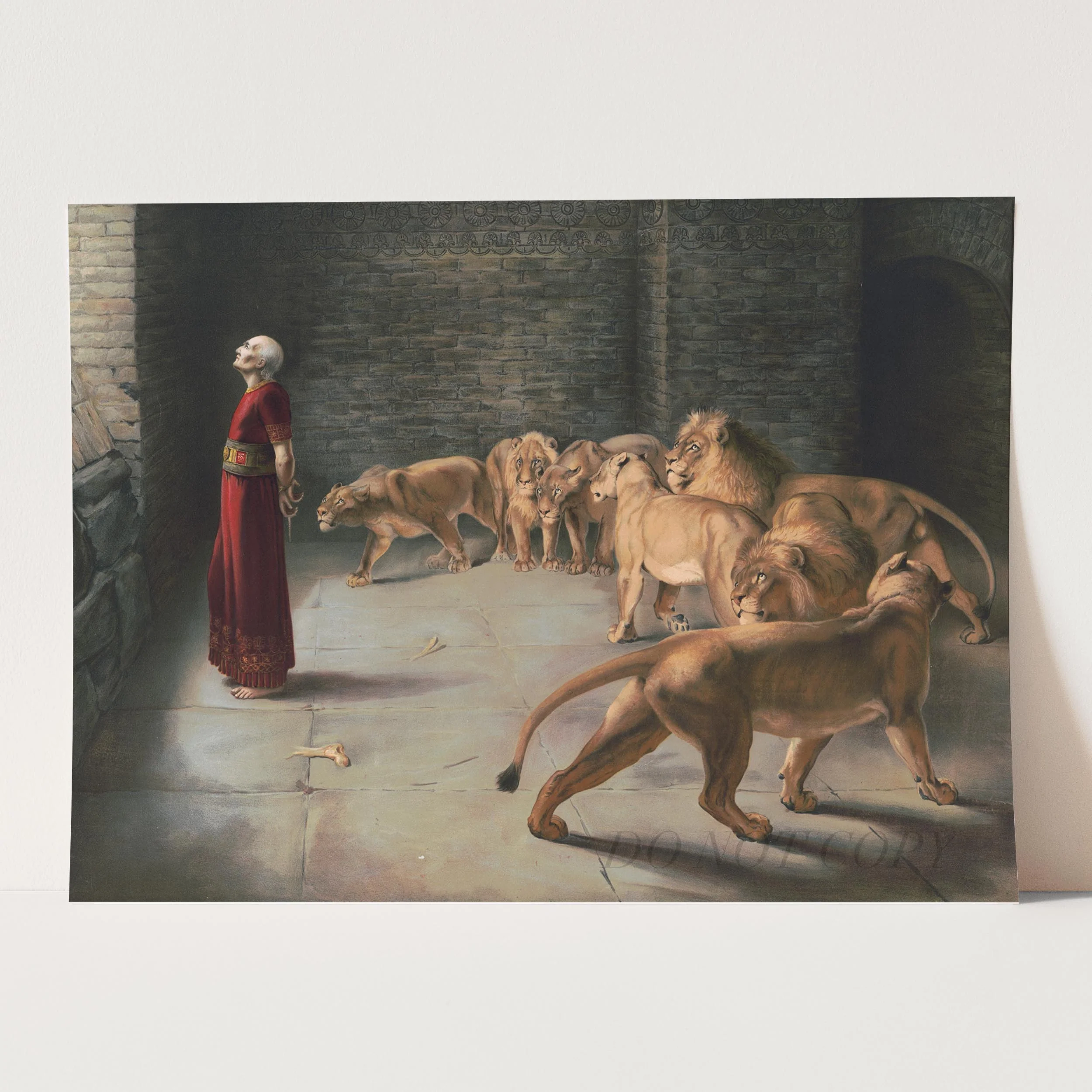 Daniel’s Answer To The King (1893) - Daniel In The Lion's Den - Image 3