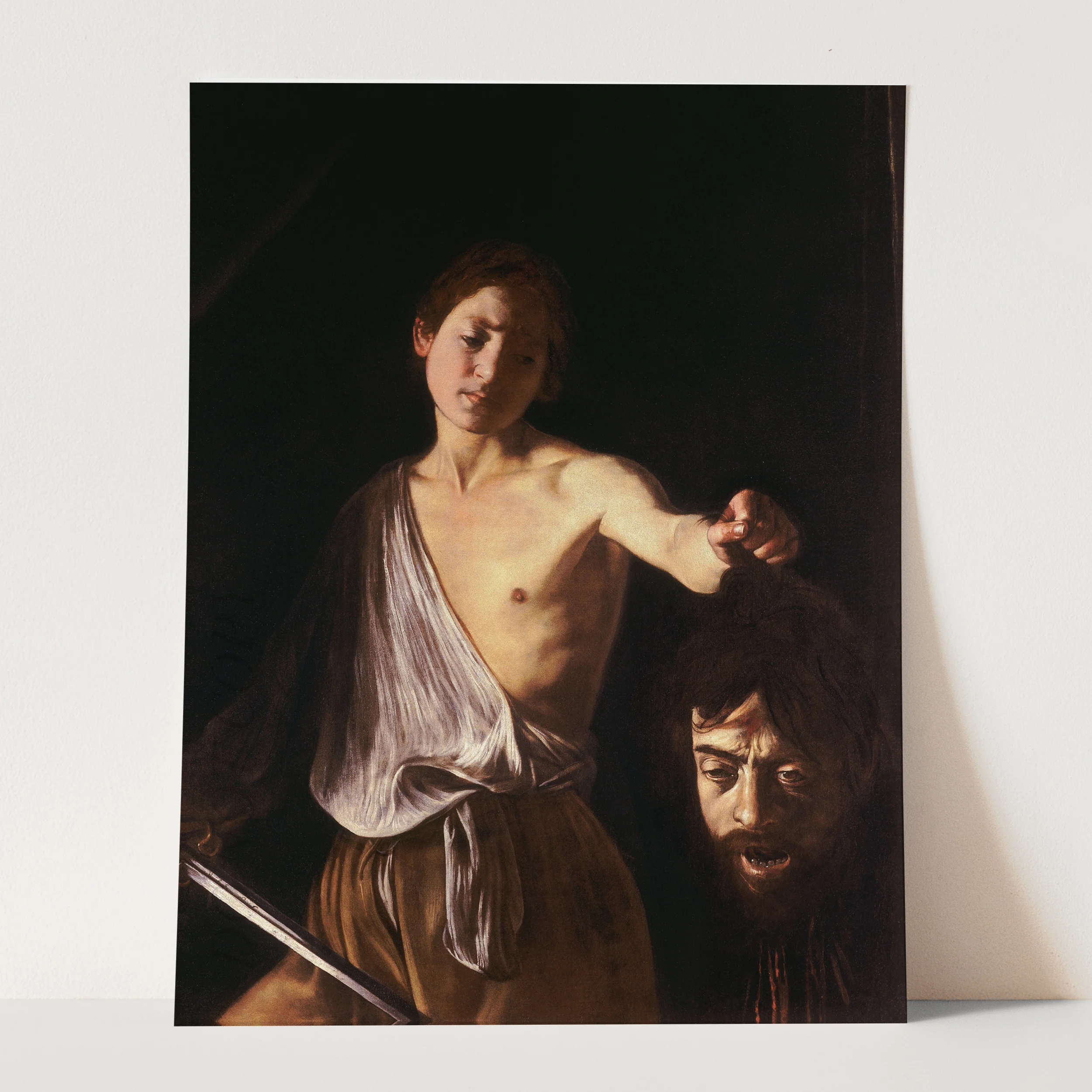 David with the Head of Goliath by Caravaggio - Image 3