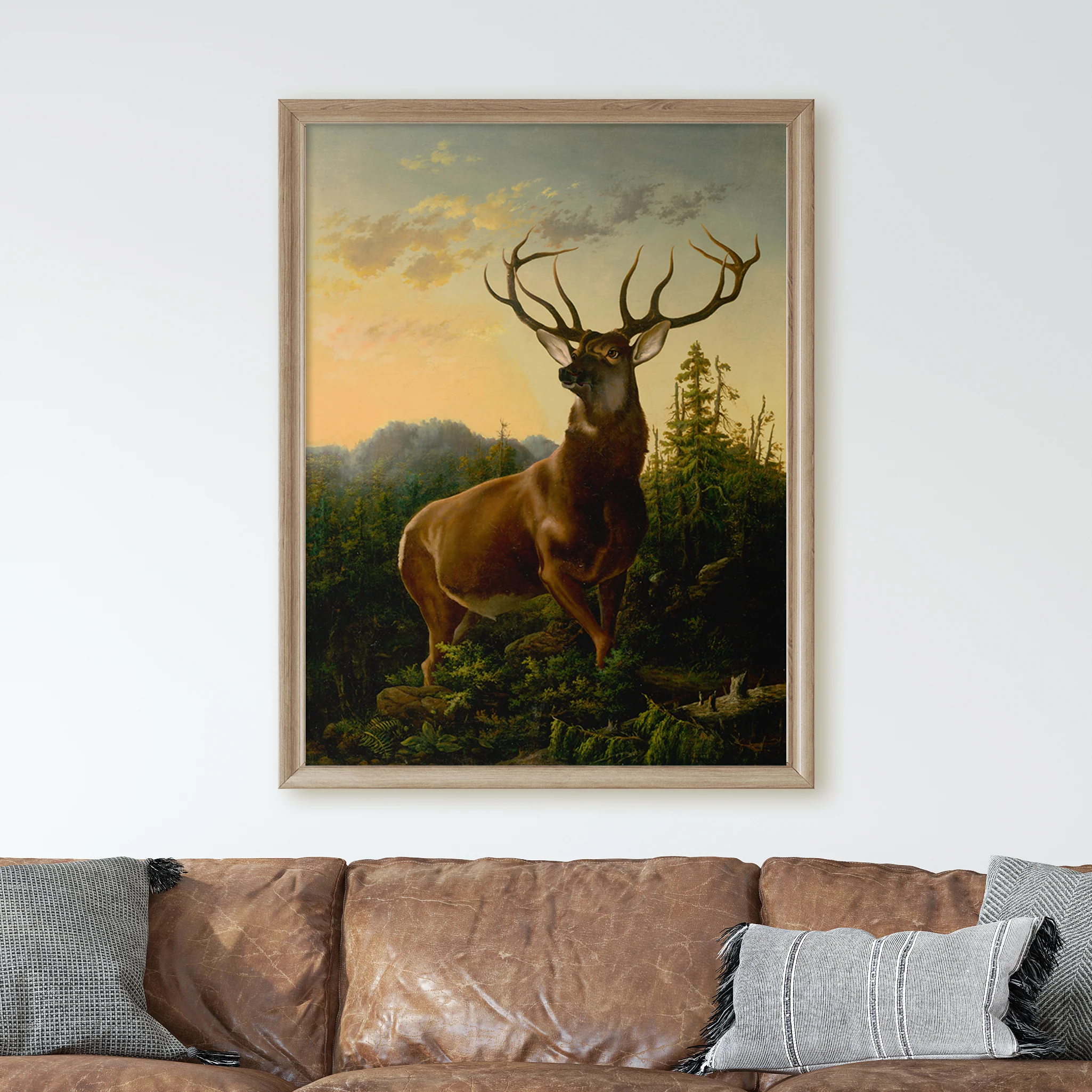 Deer in Forest by Alexander Brodszky - Image 2