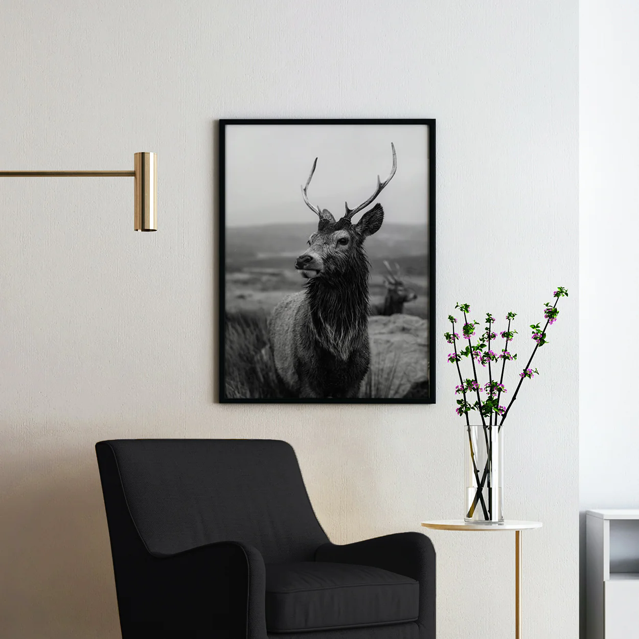 Deer With Antlers - Image 2
