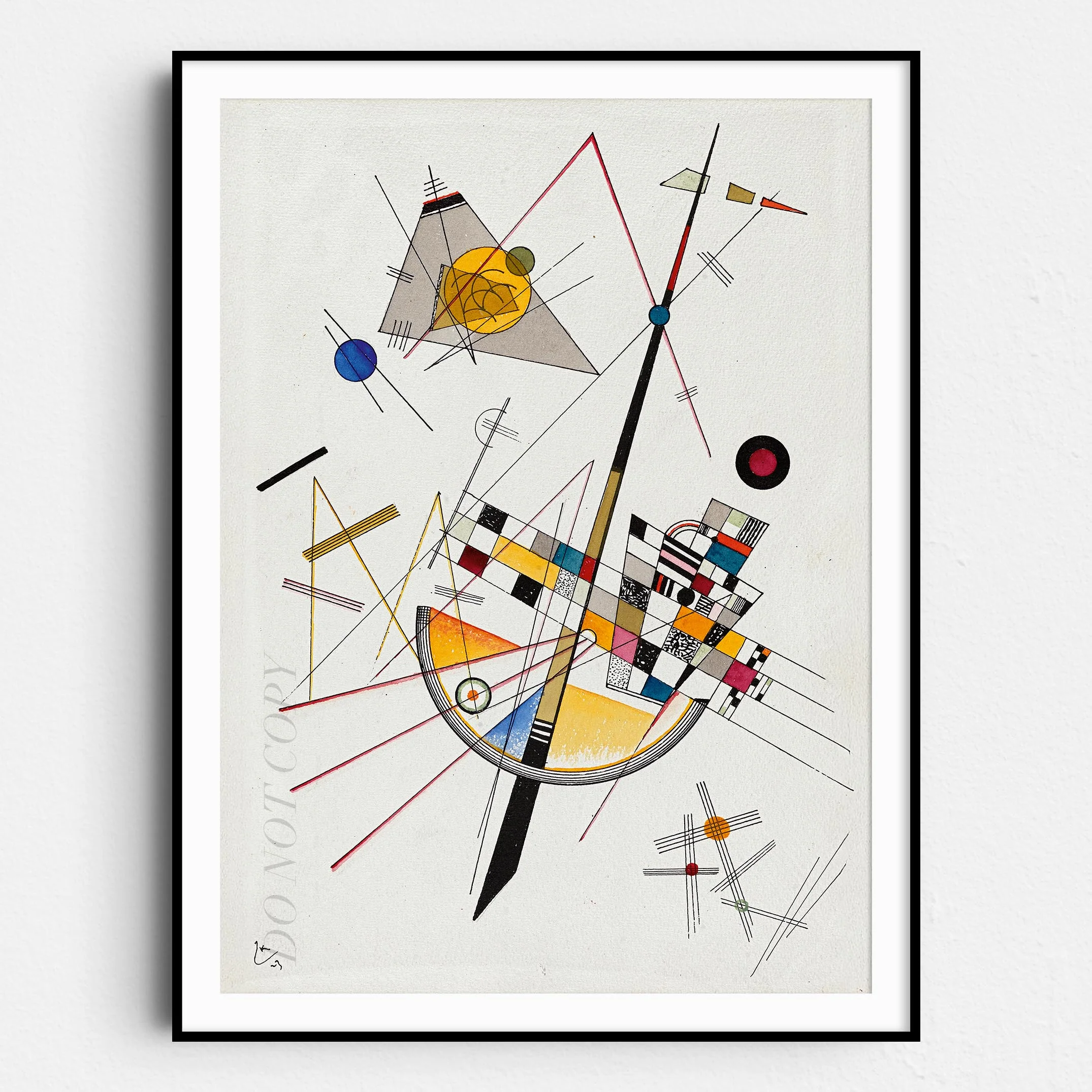 Delicate Tension No. 85 (1923) by Kandinsky