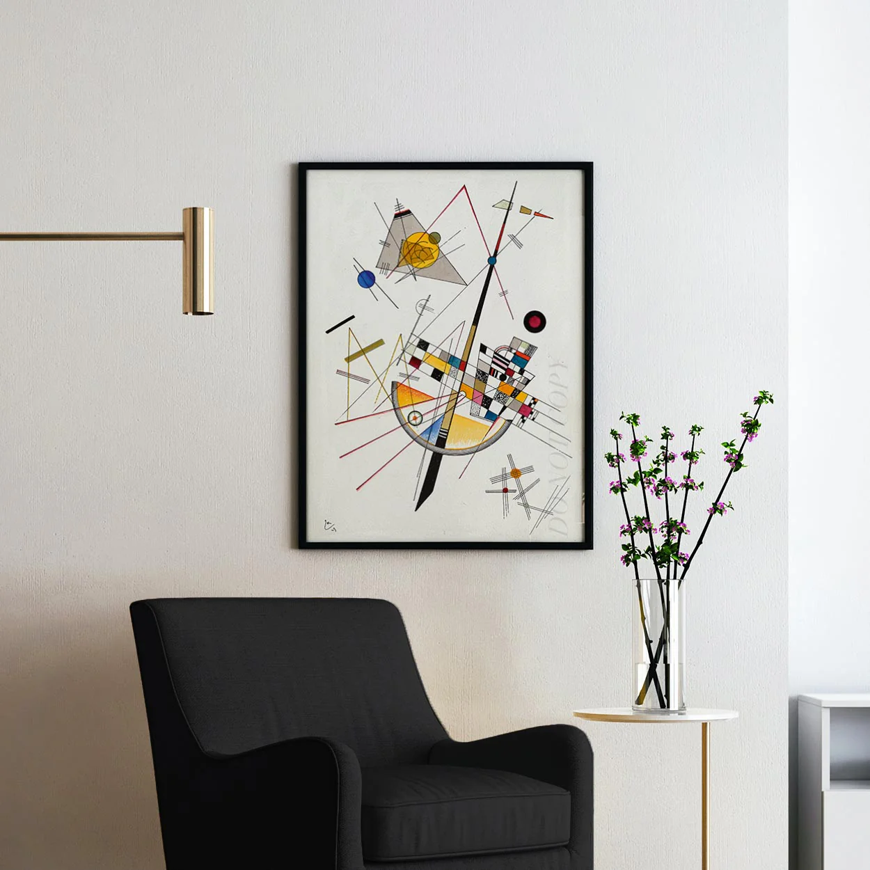Delicate Tension No. 85 (1923) by Kandinsky - Image 2