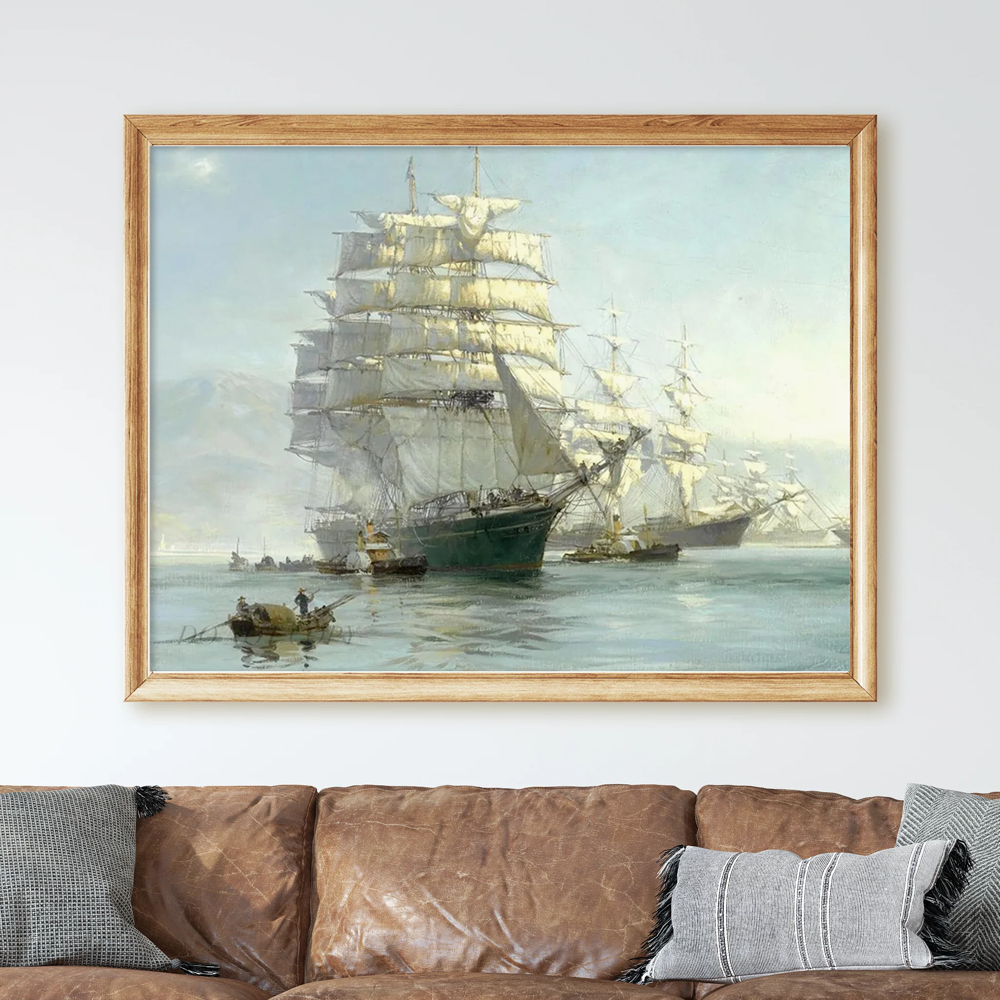 Departure at Dawn (1920) by Montague Dawson - Image 2