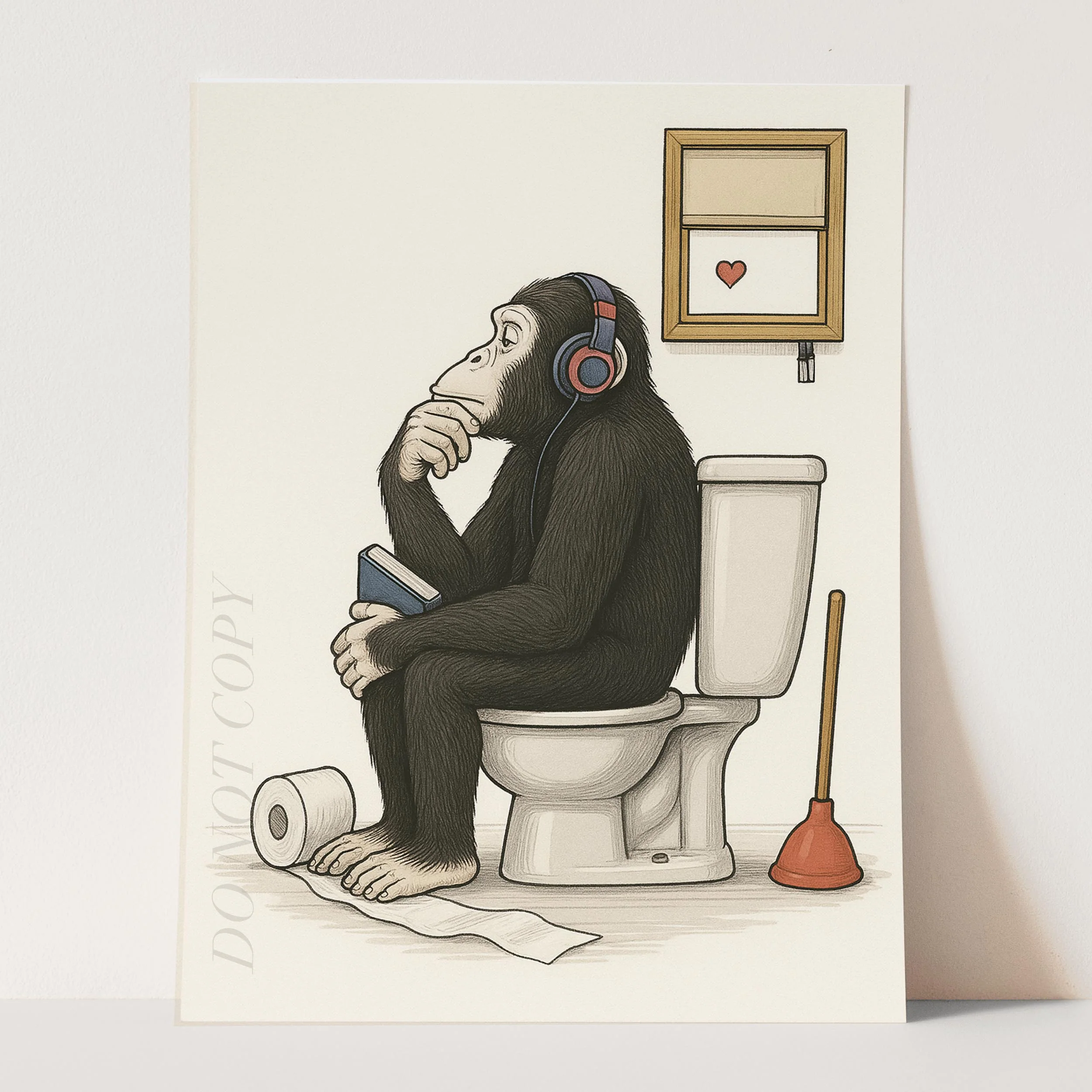 DJ Monkey On The Toilet Banksy - Image 3