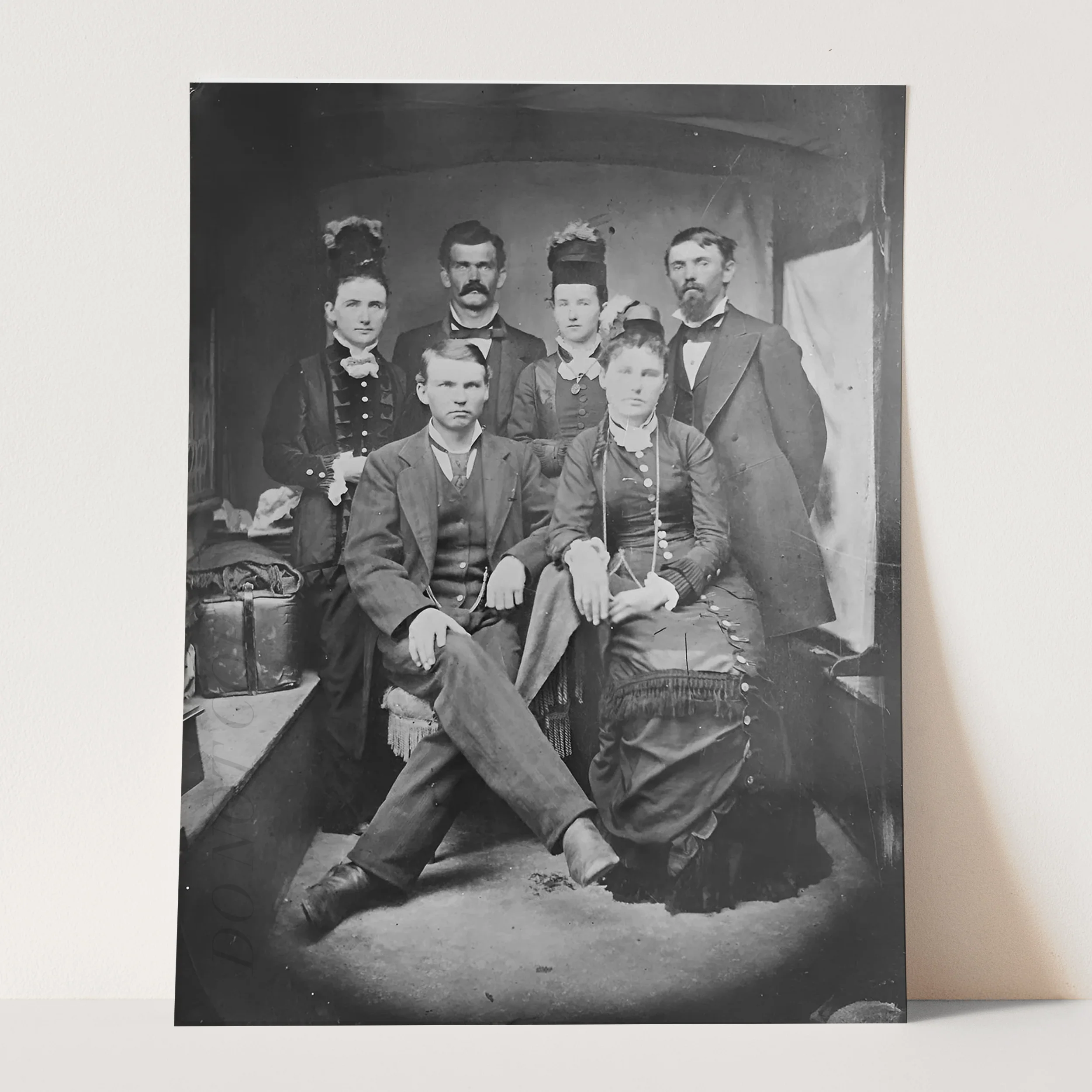Doc Holliday & Wyatt Earp Group Photo - Image 3