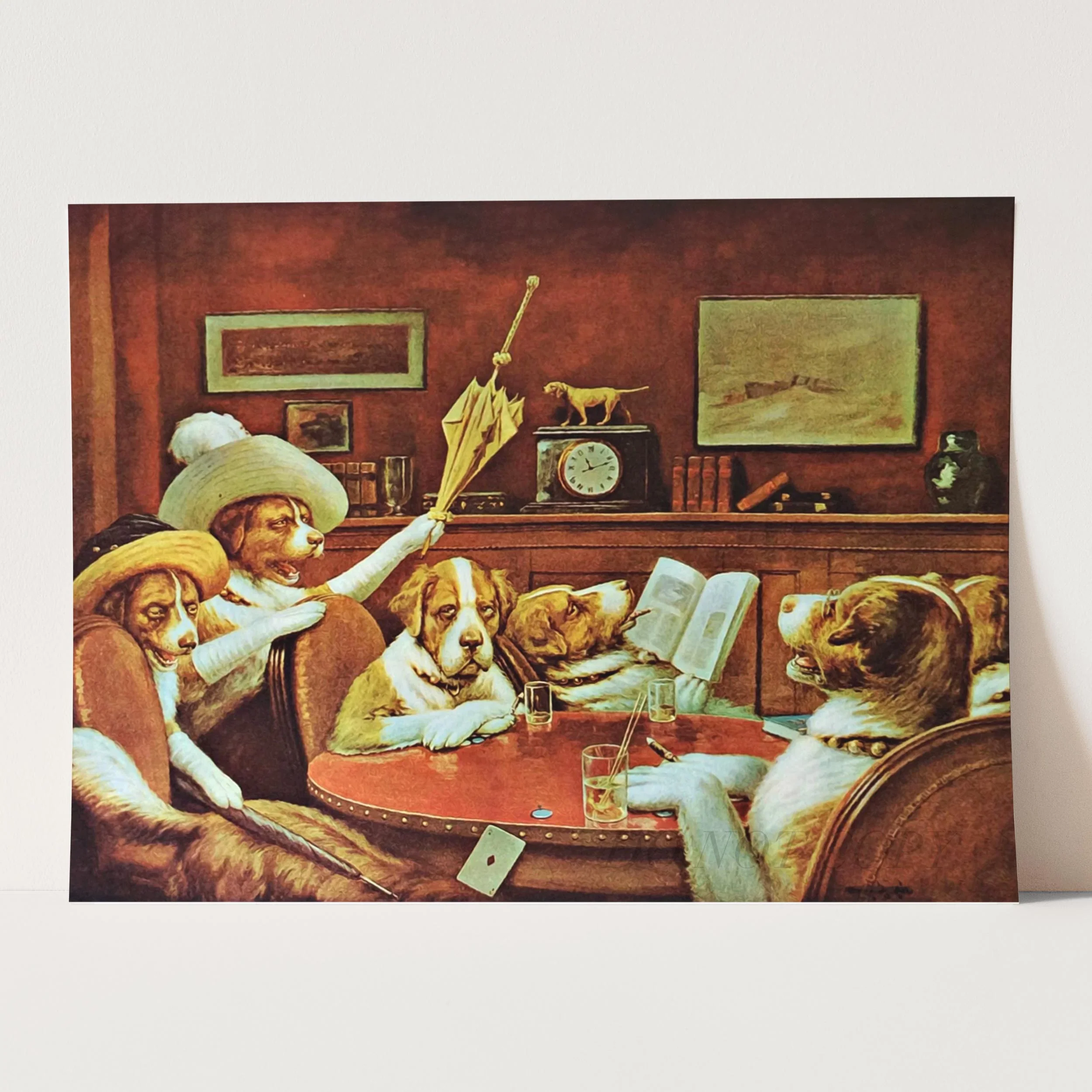 Dogs Playing Cards - Sitting Up With A Sick Friend - Image 5
