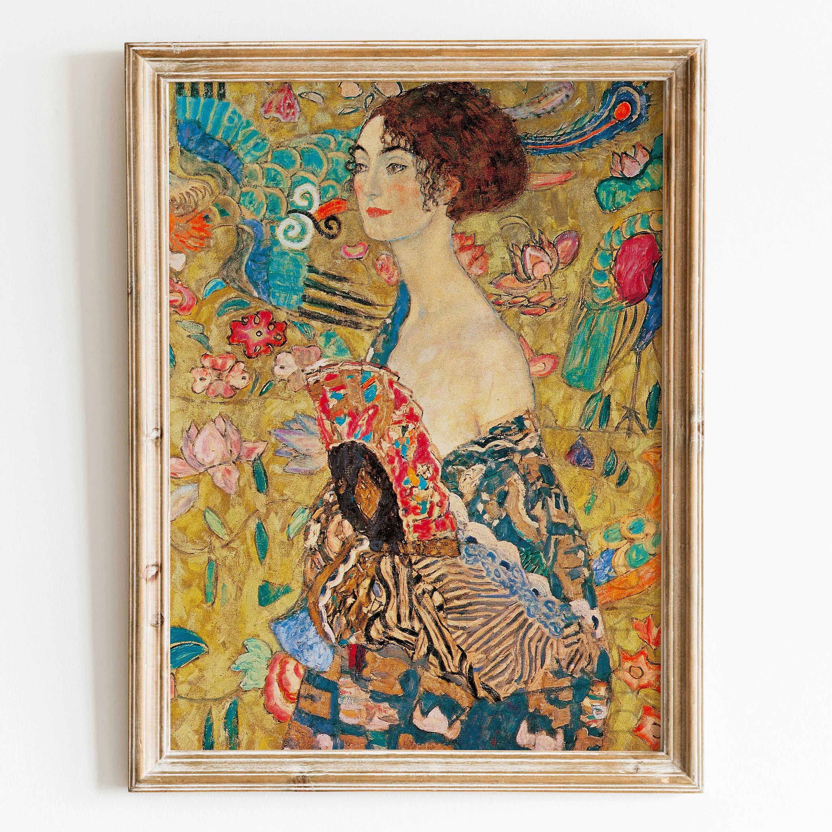 Donna Con Ventaglio (Woman with Fan) by Gustav Klimt