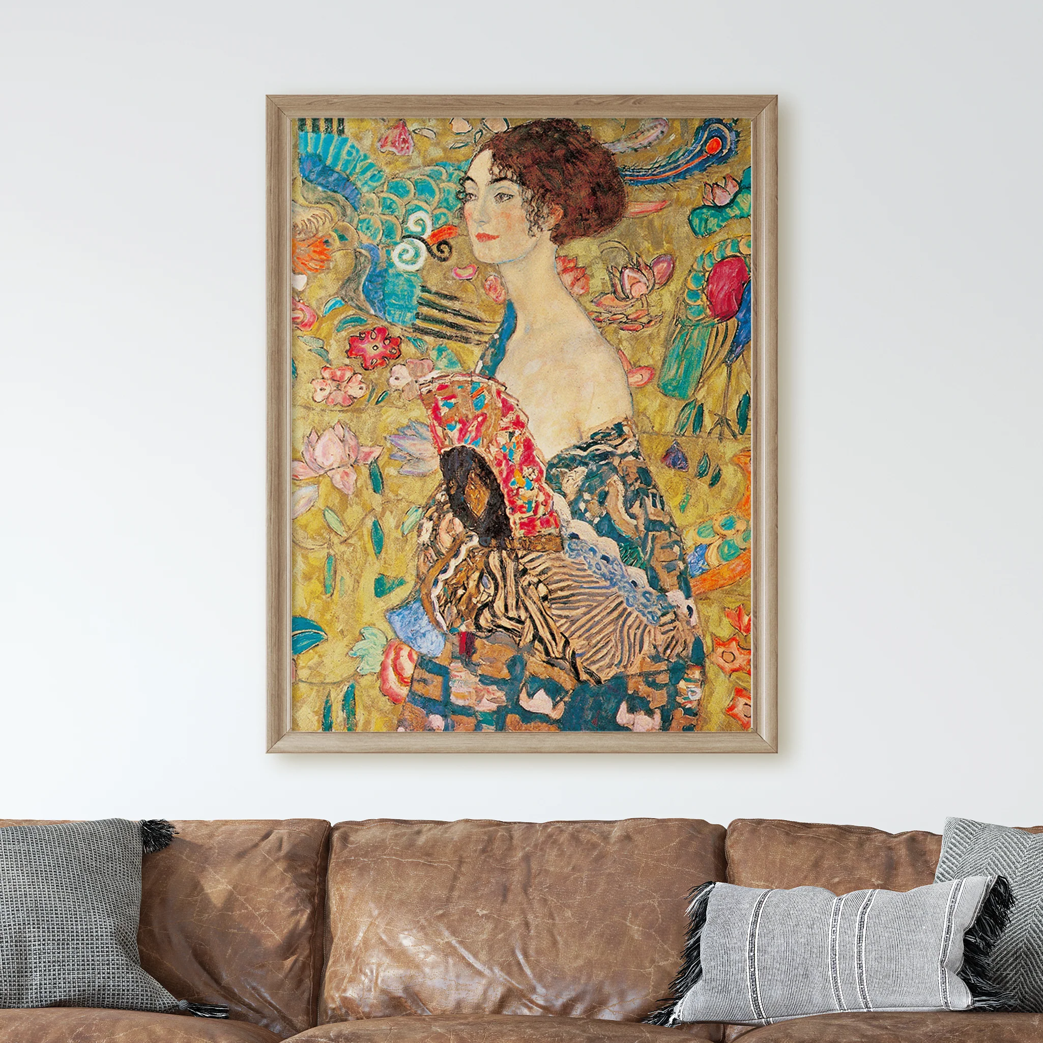 Donna Con Ventaglio (Woman with Fan) by Gustav Klimt - Image 2
