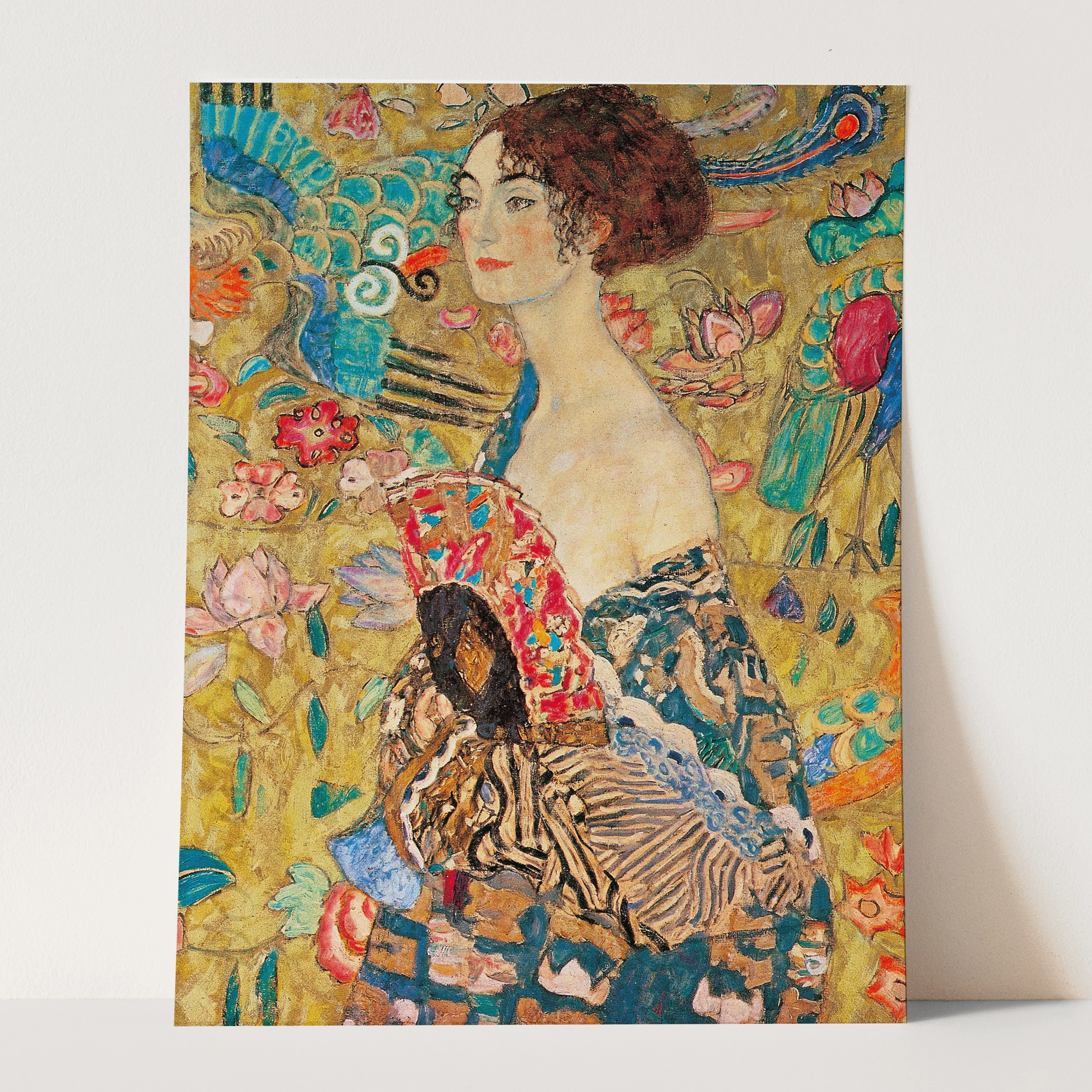 Donna Con Ventaglio (Woman with Fan) by Gustav Klimt - Image 3