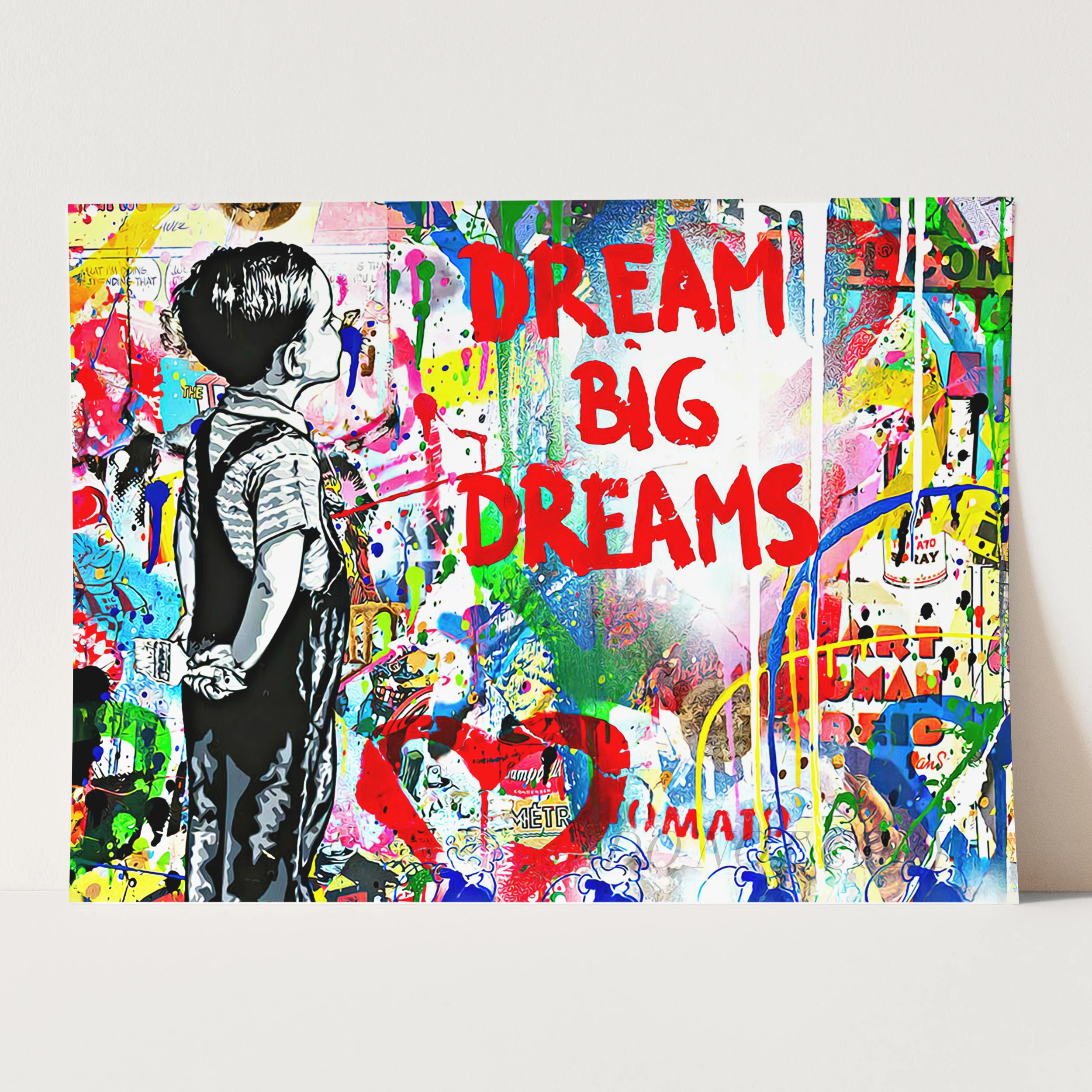 Dream Big Dreams Banksy - Image 3
