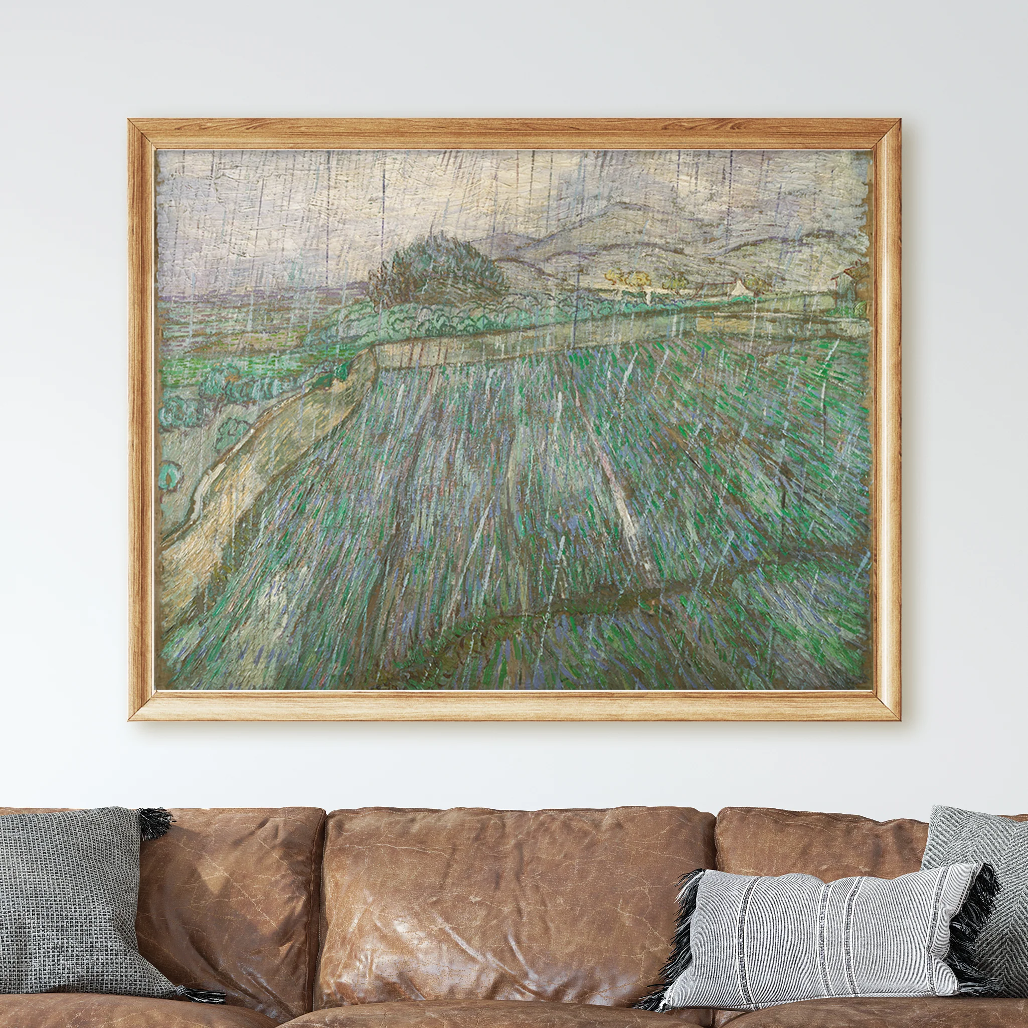 Dutch Rain (1889) by Van Gogh - Image 2