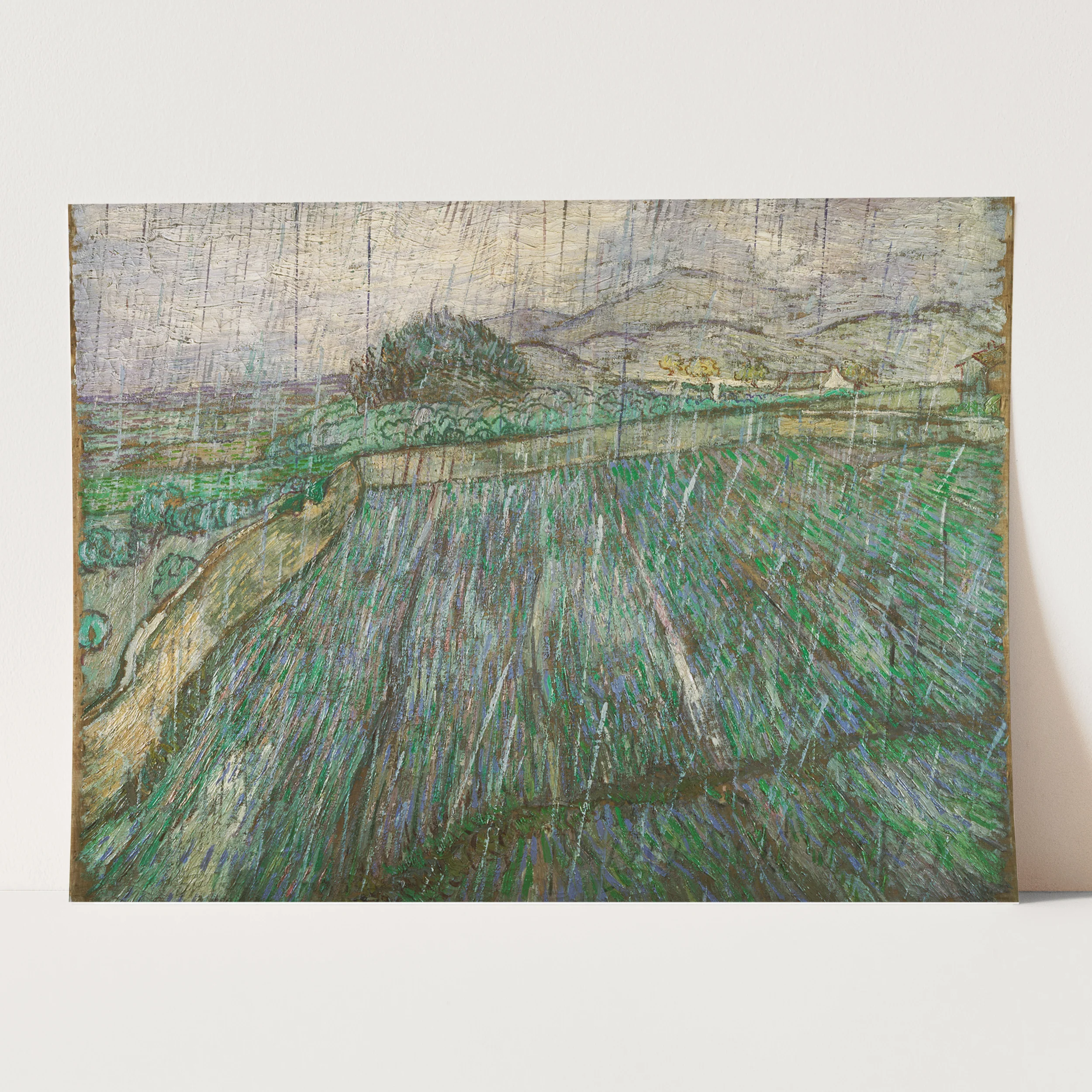 Dutch Rain (1889) by Van Gogh - Image 3