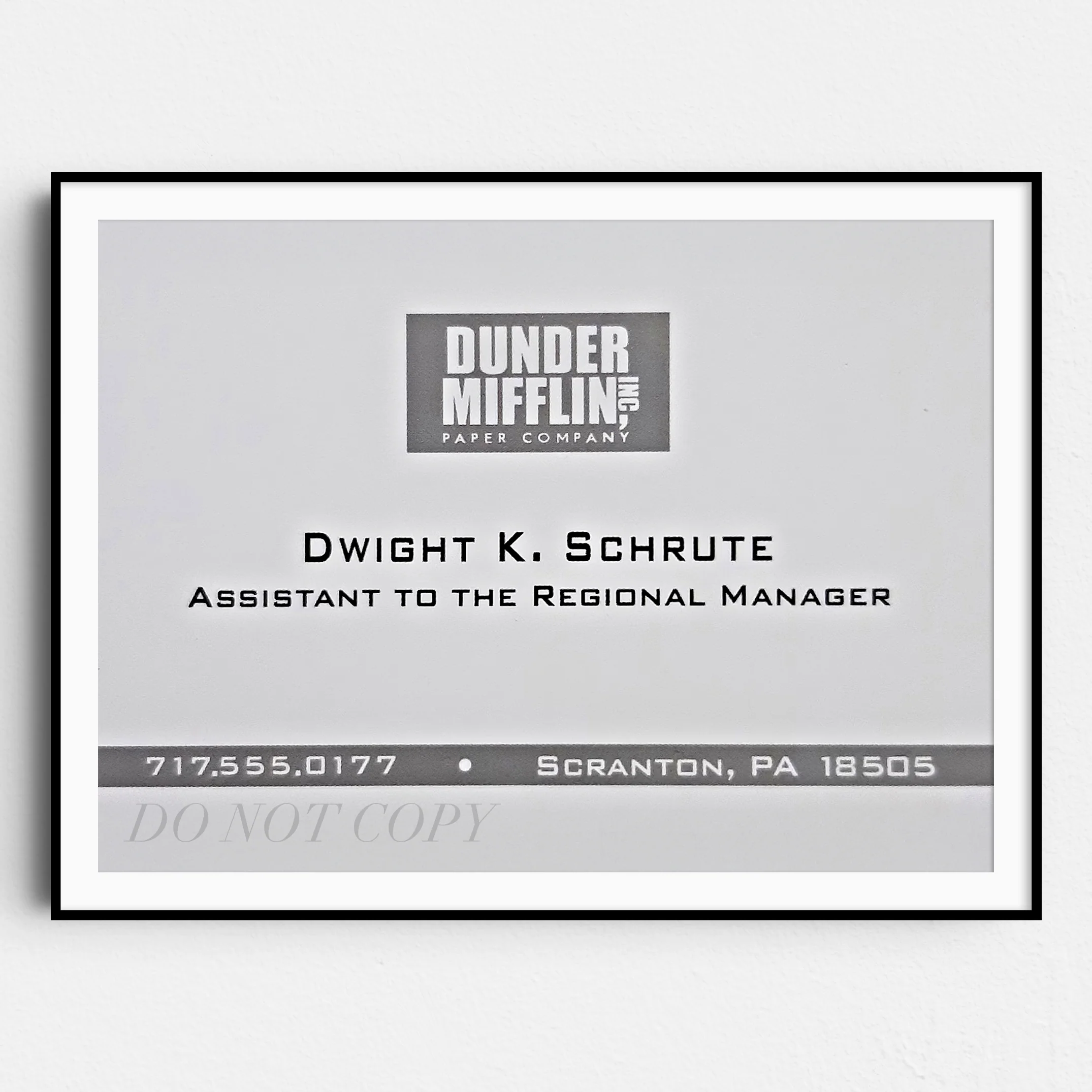 Dwight Schrute Business Card