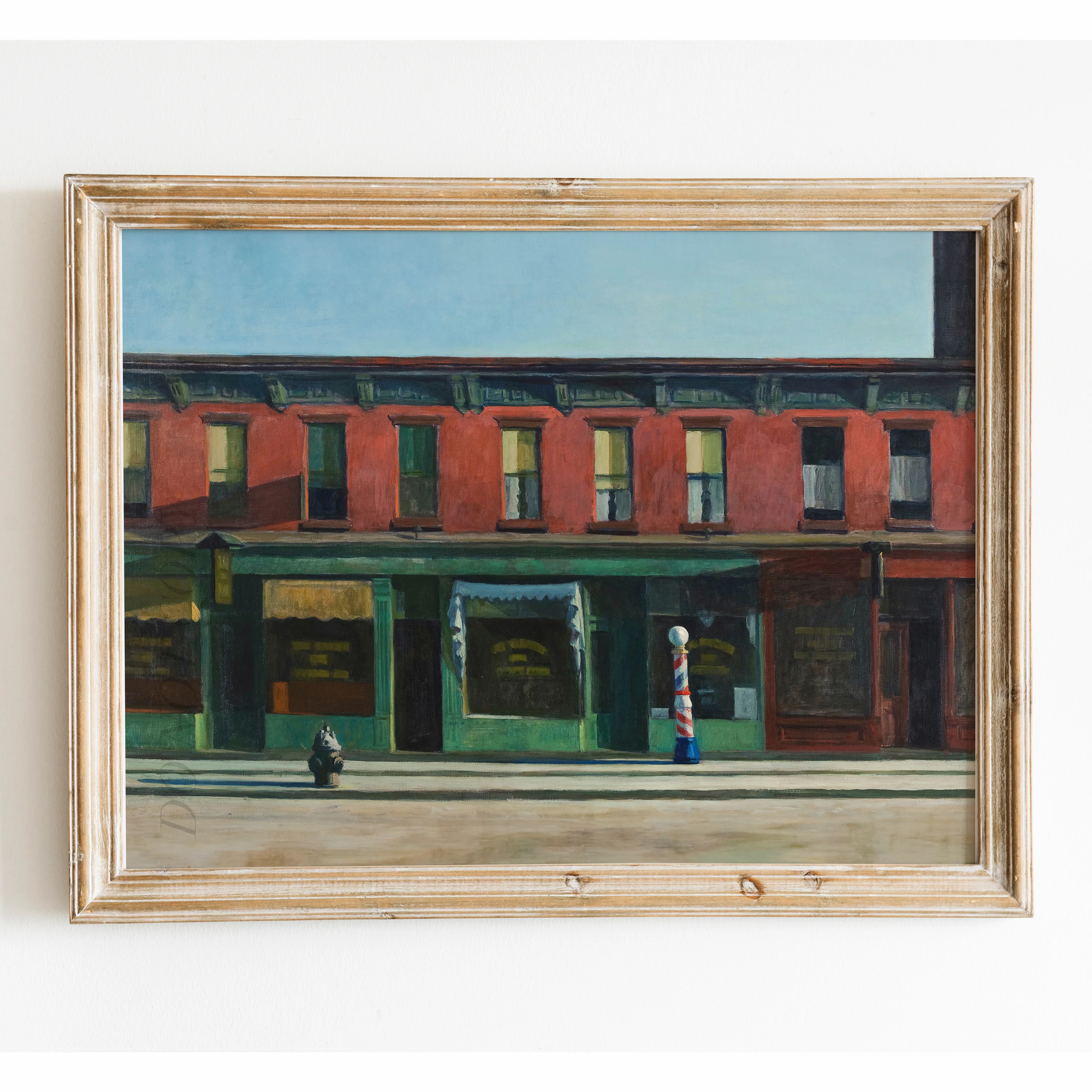 Early Sunday Morning by Edward Hopper