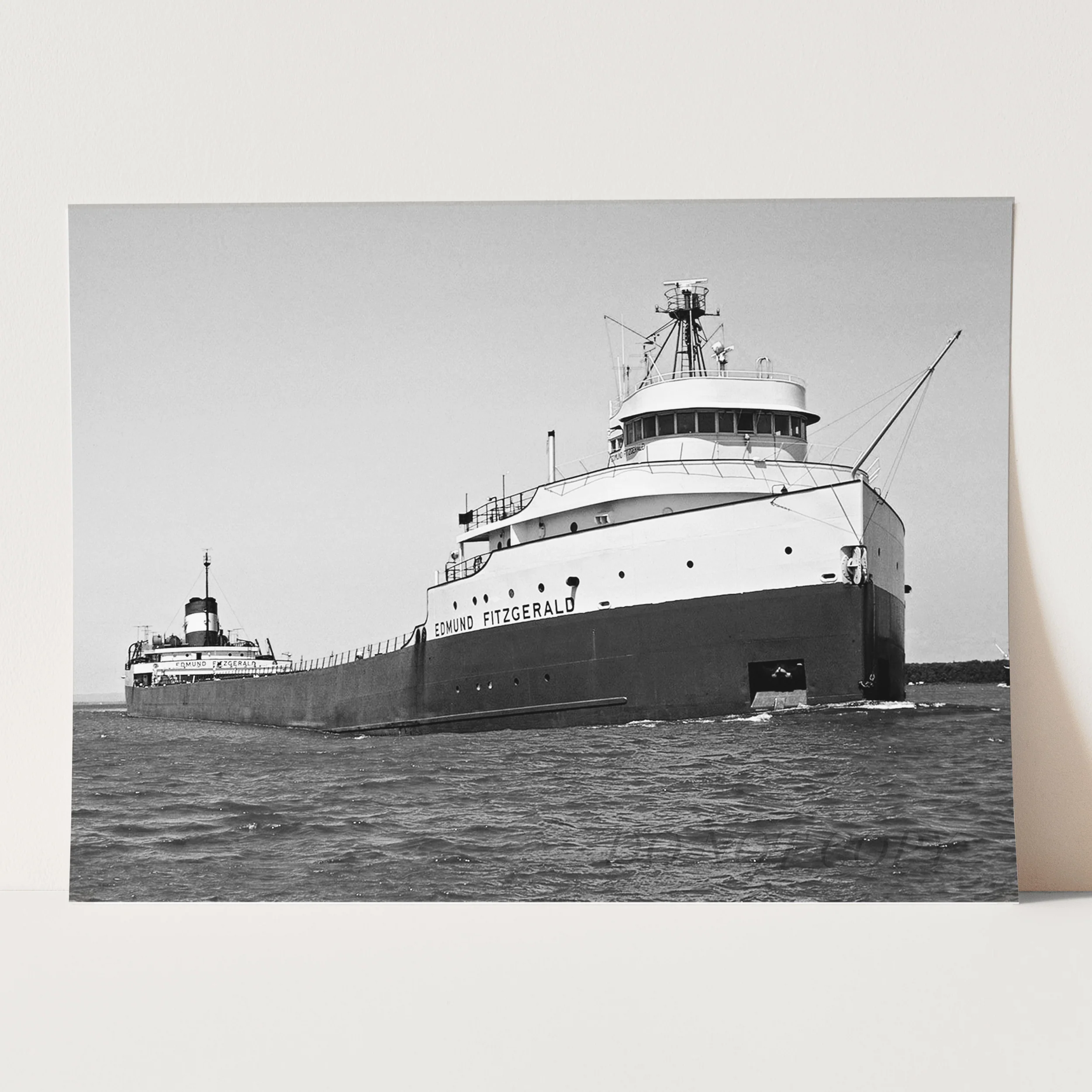 Edmund Fitzgerald Great Lakes Freighter