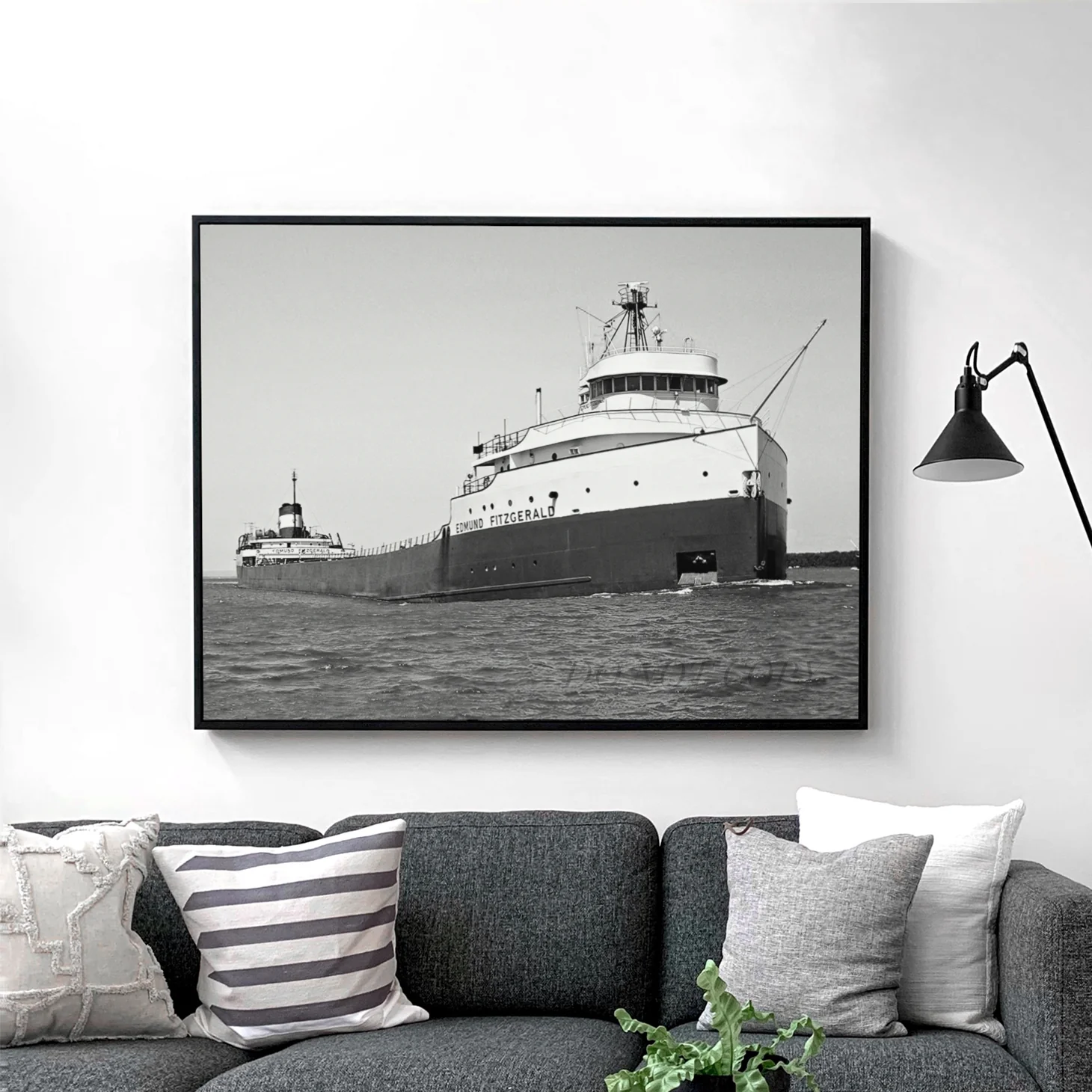 Edmund Fitzgerald Great Lakes Freighter - Image 3