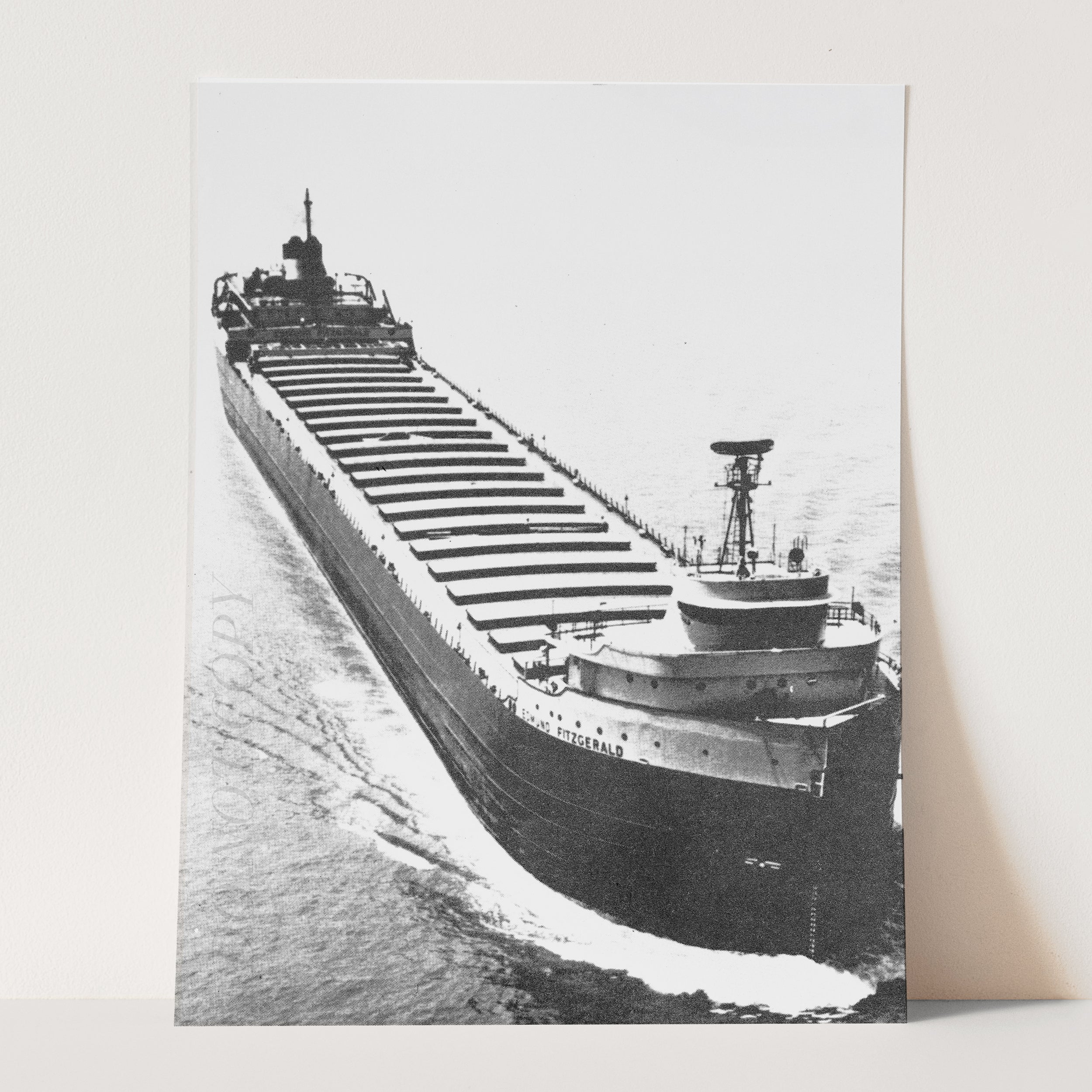 Edmund Fitzgerald Great Lakes Freighter Ship - Image 3