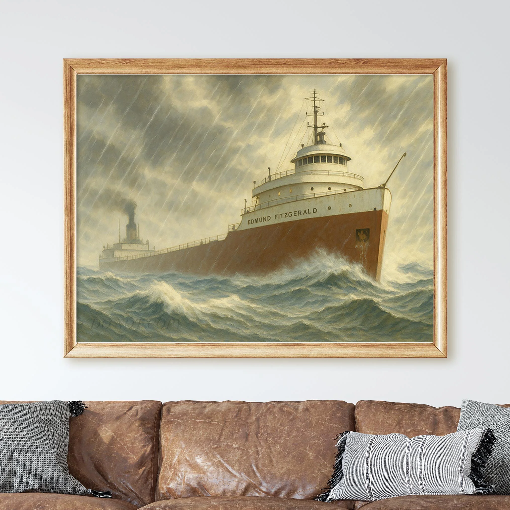 Edmund Fitzgerald Painting - Image 2