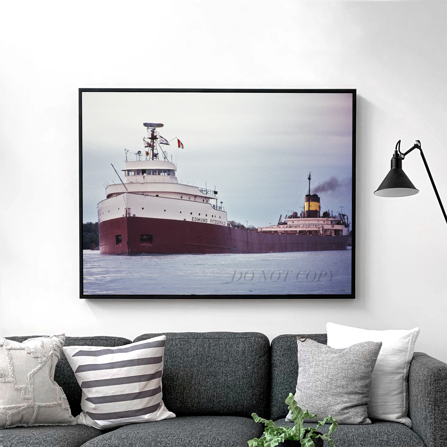 Edmund Fitzgerald SS Great Lakes Freighter Ship - Image 2