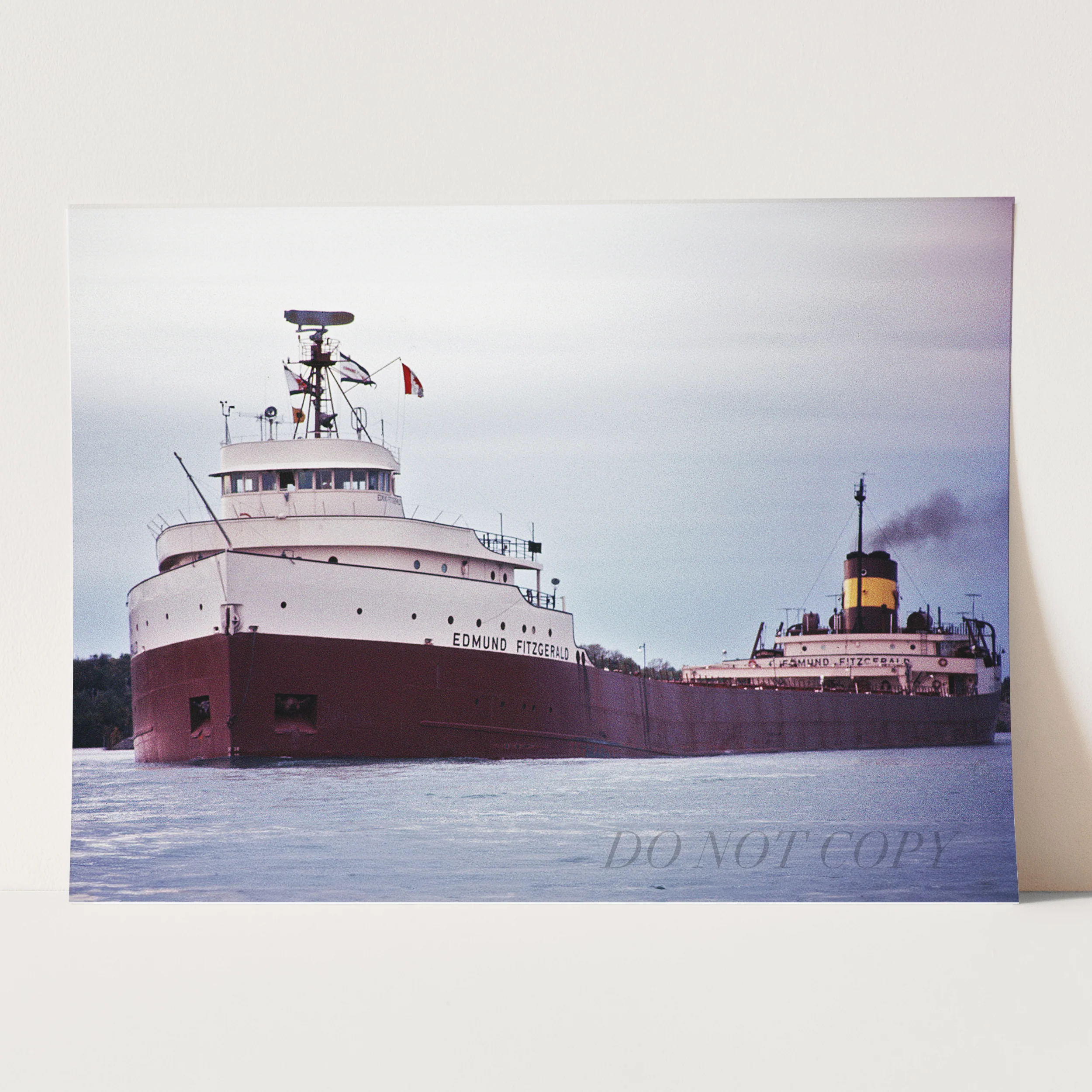 Edmund Fitzgerald SS Great Lakes Freighter Ship - Image 3